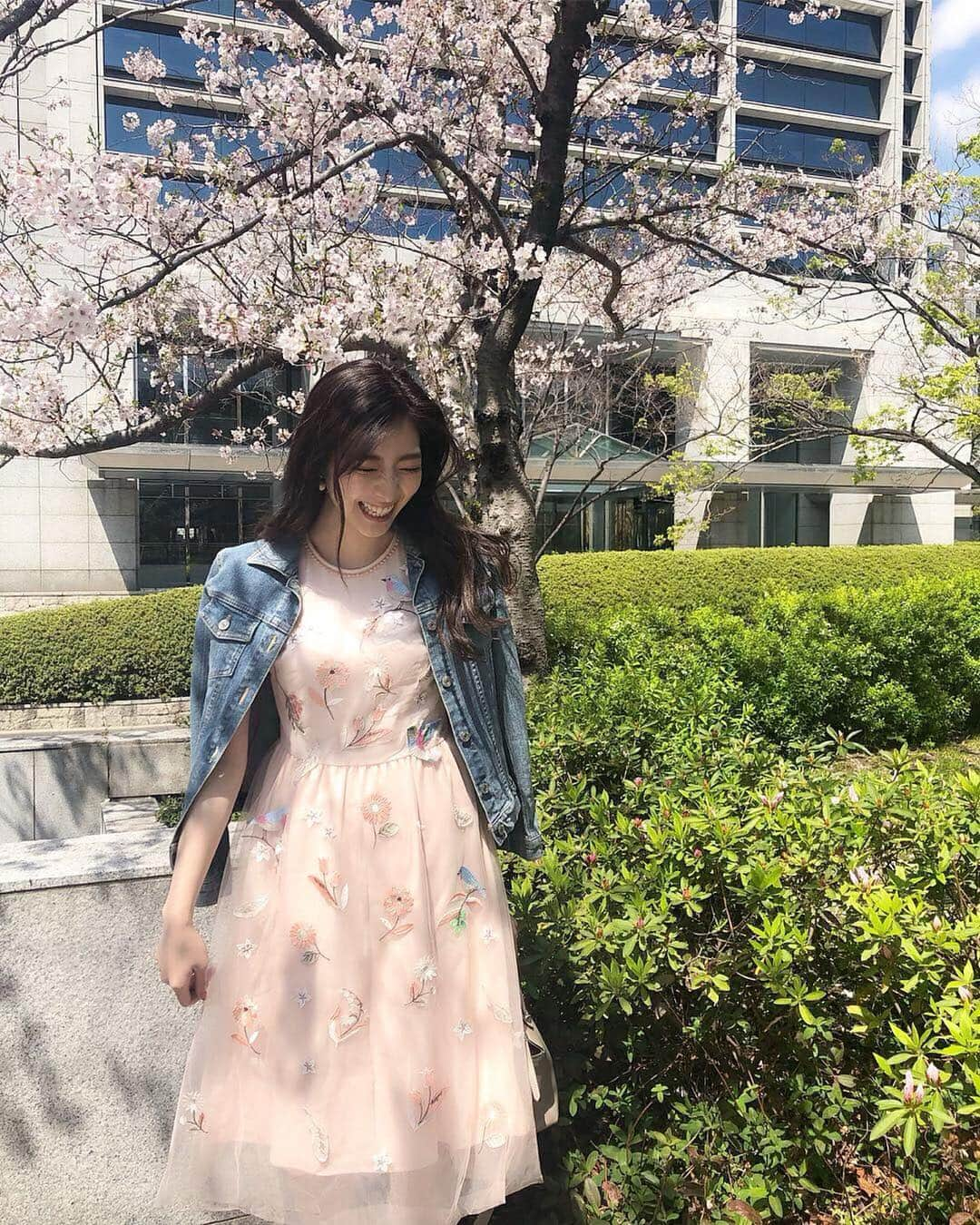 湯浅喬子さんのインスタグラム写真 - (湯浅喬子Instagram)「🌸🌸🌸 、 op. @chesty_official  bag. @fendi  shoes. @pippichic_official 、 、 #cherryblossom#sakura#pink #code#coordinate#chesty#love」4月9日 12時07分 - kyorco