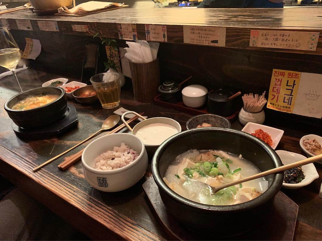 青山有紀さんのインスタグラム写真 - (青山有紀Instagram)「いつも「ただいまー！」って言いたくなるくらい落ち着くピニョ食堂さん。」4月9日 12時44分 - yukiaoya