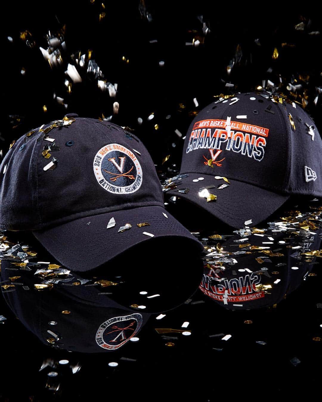 ニューエラ・キャップのインスタグラム：「Congrats @uvamenshoops! Get the Virginia 2019 NCAA Champions #NewEraCap now at neweracap.com」