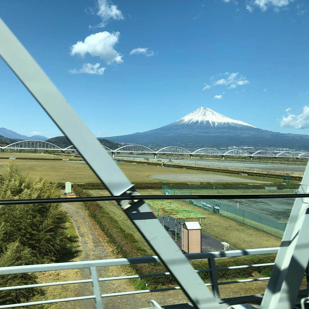 団長安田さんのインスタグラム写真 - (団長安田Instagram)「#桜と富士山 #橋と富士山 #マックスバリューと富士山 #uccと富士山 #団長安田 #安田大サーカス団長 #団長富士山撮りました #ゲツキン行ってきます  #えー富士山撮れた  @getsukin_eo」4月9日 12時57分 - dancyoyasuda