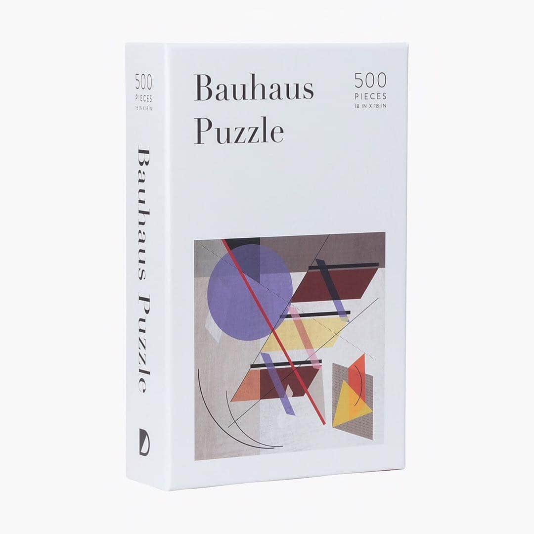 Design Milkさんのインスタグラム写真 - (Design MilkInstagram)「Last week on @designmilkeveryday where we find cool + affordable #moderndesign, this @wandpdesign #Bauhaus #puzzle was a fan favorite. Tag a friend who’s both a #puzzle pro + a #designlover to let them know this should be their next project!」4月9日 13時24分 - designmilk