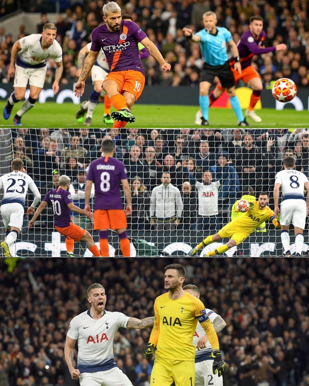 UEFAチャンピオンズリーグさんのインスタグラム写真 - (UEFAチャンピオンズリーグInstagram)「⛔️ Aguero denied by Lloris! 👐 #UCL」4月10日 4時23分 - championsleague