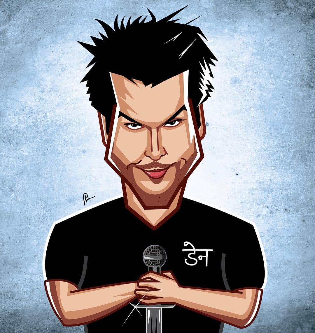 デイン・クックさんのインスタグラム写真 - (デイン・クックInstagram)「#repost from @prasadbhatart who said:  I’m on my Dane Cook #TellItLikeItIsTour 🔥🔥🔥 The tremendously talented @prasadbhatart makes dope personalized caricatures & he made one of me!  His stuff is some of my favorite so check out the his link or the TAG in the pic.」4月10日 3時04分 - danecook