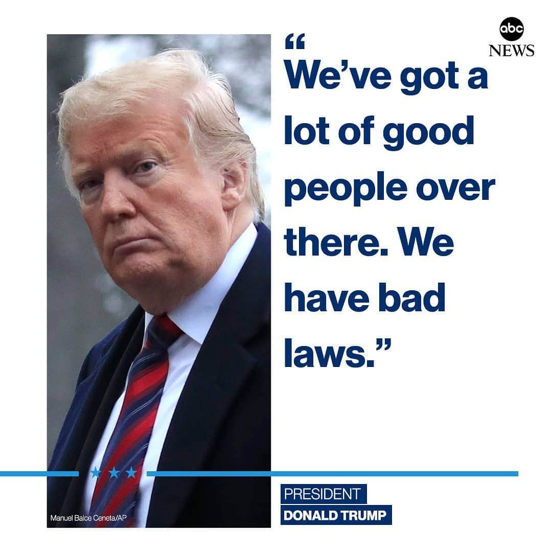 ABC Newsさんのインスタグラム写真 - (ABC NewsInstagram)「Pres. Trump denies changes to senior DHS leadership are part of a systemic purge: “I never said I'm cleaning house. I don't know who came with it." #donaldtrump #politics #immigration #dhs」4月10日 4時01分 - abcnews