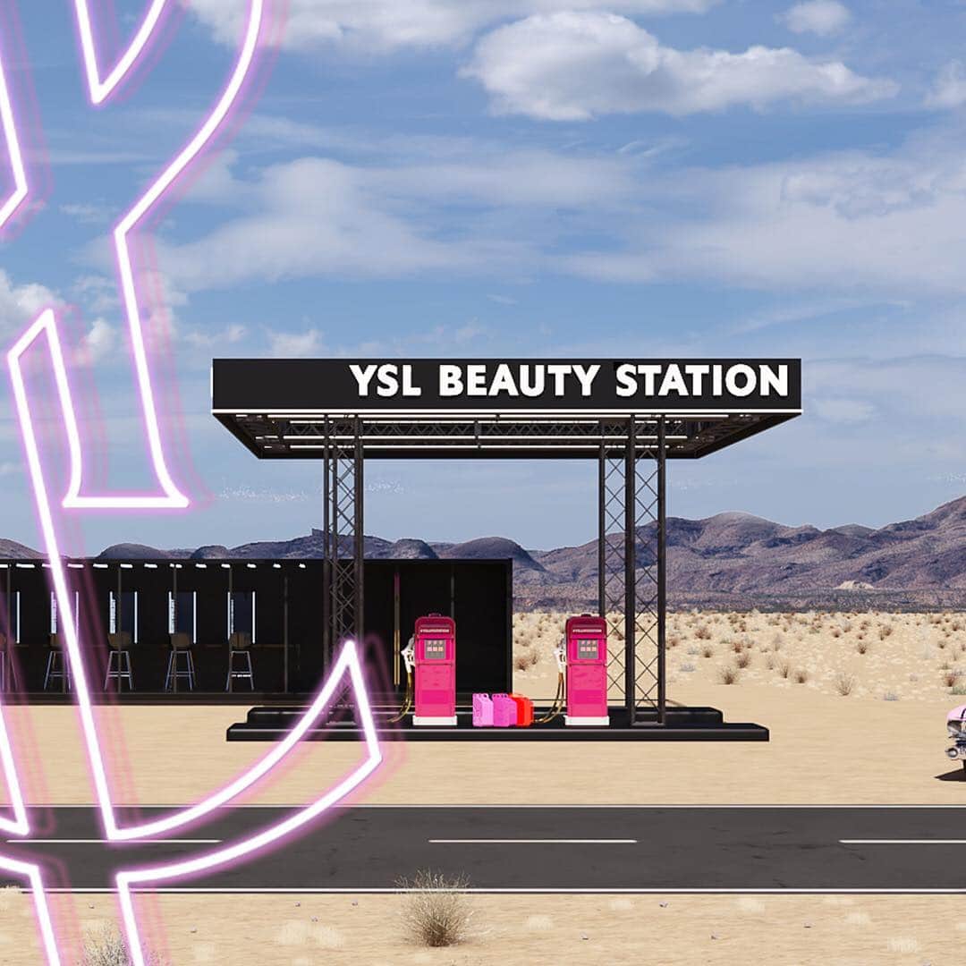 Yves Saint Laurent Beautyさんのインスタグラム写真 - (Yves Saint Laurent BeautyInstagram)「Fuel your beauty this weekend on April 12th -14th; as YSL Beauty hosts the first ever YSL BEAUTY STATION in California. Stop by and pick up your all road trip essentials in our pop up store. Click the link in bio for more info. #yslbeautystation #yslbeauty #palmsprings」4月10日 4時21分 - yslbeauty