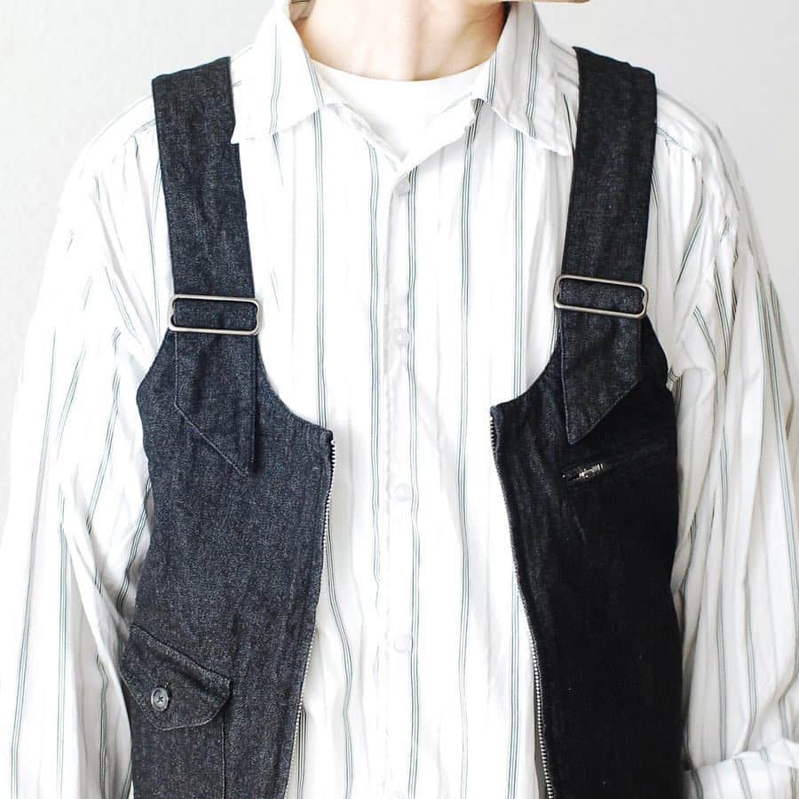 wonder_mountain_irieさんのインスタグラム写真 - (wonder_mountain_irieInstagram)「_ AiE / エーアイイー "DSD Vest -8oz Washed Denim-" ¥28,080- _ 〈online store / @digital_mountain〉 http://www.digital-mountain.net/shopdetail/000000009505/ _ 【オンラインストア#DigitalMountain へのご注文】 *24時間受付 *15時までのご注文で即日発送 *1万円以上ご購入で送料無料 tel：084-973-8204 _ We can send your order overseas. Accepted payment method is by PayPal or credit card only. (AMEX is not accepted)  Ordering procedure details can be found here. >>http://www.digital-mountain.net/html/page56.html _ 本店 #WonderMountain _ #NEPENTHES #AiE #ネペンテス #エーアイイー shirts→ AiE　￥31,320-  _ 〒720-0044 広島県福山市笠岡町4-18 JR 「#福山駅」より徒歩10分 (12:00 - 19:00 水曜定休) #ワンダーマウンテン #japan #hiroshima #福山 #福山市 #尾道 #倉敷 #鞆の浦 近く _ 系列店：@hacbywondermountain _」4月9日 19時48分 - wonder_mountain_
