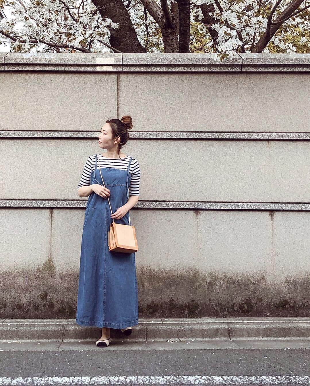 nanaさんのインスタグラム写真 - (nanaInstagram)「ㅤ ㅤ 2019.4.9 Tue #nanacoordinate 𓇼 ななコ 🐼ㅤ ㅤ ㅤ border 𓇬 denim 𓇼𓇼 blogに詳しく書きます✎*。 ━━━━━☞blogへはtopからﾄﾍﾞﾏｽ𓅩𓂃 ㅤㅤ ㅤ  ﾒﾁｬｸﾁｬ可愛いﾃﾞﾆﾑﾜﾝﾋﾟは @wyou_star0509 のん𓆸*ﾟ 可愛いｹﾄﾞなんか女っぽでｽｷ❤︎ ㅤ ㅤ ㅤ 今日は @slendaginza_official で遺伝子検査して、 整体して、脂肪分解して𓂅 今から @chiachi1010 とｶﾗｵｹ𓀠𓀠 2人とも声低い...𓃻𓃻  ㅤ  ㅤ ㅤ #WYOU  #onepiece #ダブジョ #wyou_style #バレエシューズ #outfit #fashion #ootd #coordinate #大人カジュアル  #locari mery  #beaustagrammer  #シンプルコーデ #プチプラコーデ  #mineby3mootd #instafashion #fashionblogger #fashionista #데일리록 #코디 #옷스타그램 #멋스타그램 #穿搭 #오오티디  #패션스타그램일상 #楽天roomに載せてます #roomインフルエンサー」4月9日 20時13分 - nanapanda517