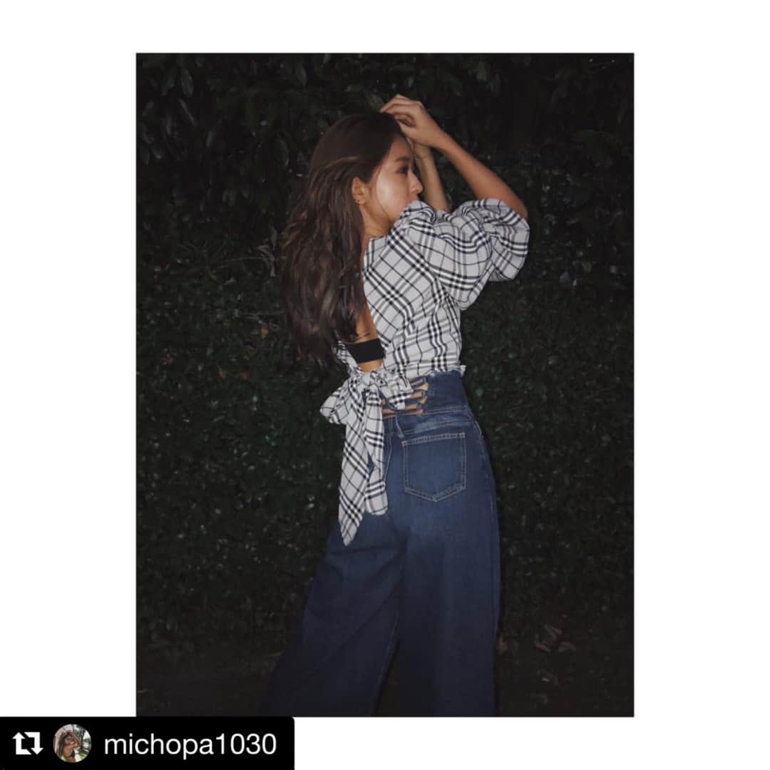 EMODA_LOOK BOOKさんのインスタグラム写真 - (EMODA_LOOK BOOKInstagram)「#Repost @michopa1030 ㅤㅤㅤ Facoの時に着たトップス可愛くてget💋 パンツもレースアップで後ろを露出してた日♡ 上下EMODAです〜 ㅤㅤㅤ #emoda  #mystyleemoda ㅤㅤㅤ special thanks❤️」4月9日 21時00分 - emoda_snap