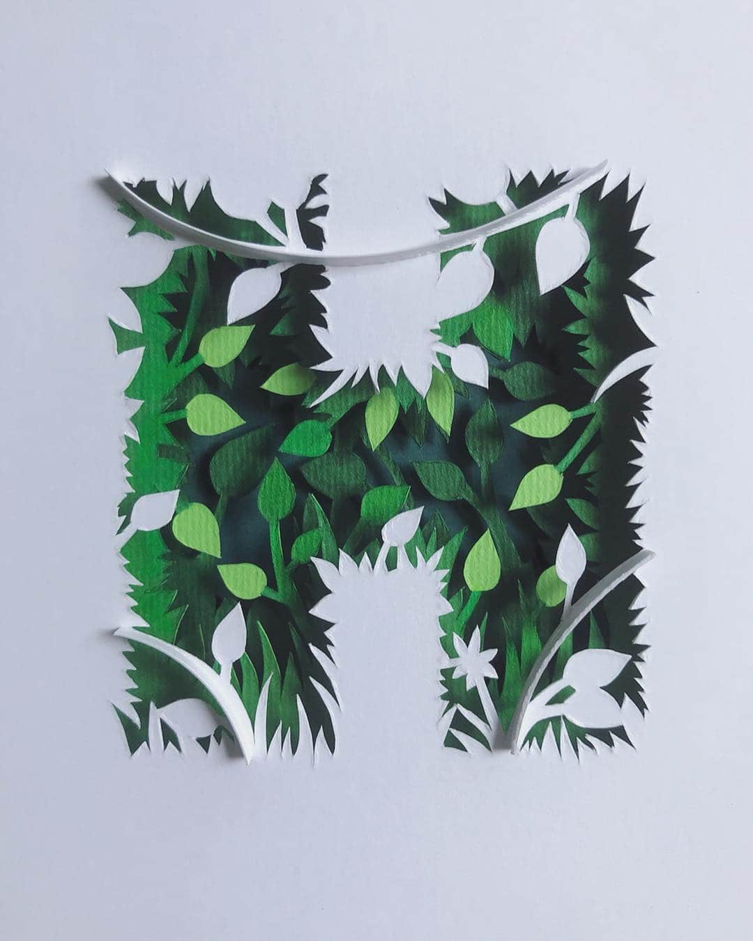 Sabeena Karnikさんのインスタグラム写真 - (Sabeena KarnikInstagram)「Couldn’t miss the chance to squeeze in an entry for @36daysoftype and #goodtypetuesday  H for ‘H’abitat represents my love for nature, plants and all things green 🌿🌱☘️🍀 . #36days_h #goodtype36days #sabeenakarnik #papertype」4月9日 21時12分 - sabeenu