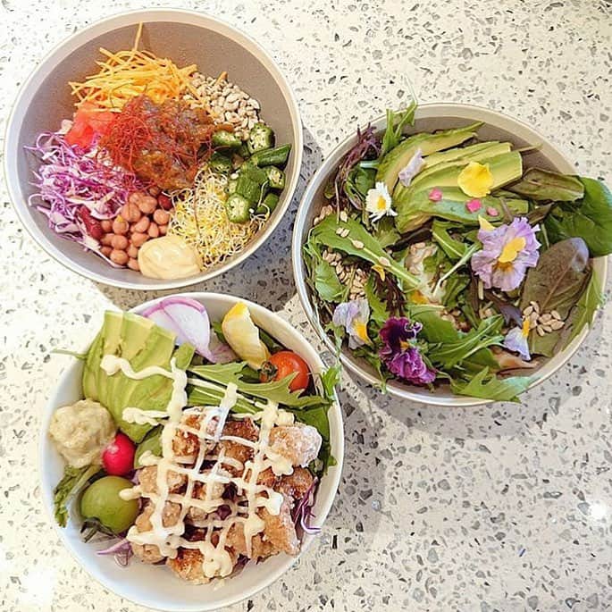 のインスタグラム：「. いろんな種類をシェアして食べても楽しそうですね😆♡ . オーガニック料理やオーガニックドリンクを投稿する時は是非「#ベジ部」と「#todaysvege」のハッシュタグをつけて投稿してください🌿 素敵な投稿はベジ部がリポストします！ みなさんで健康な毎日をシェアしましょう😊 . ベジ部には、オーガニックの楽しさを共有する無料のコミュニティがあります♪ オーガニックに関わる情報交換や交流の場として、ぜひお気軽にご参加ください✨ 詳しくはプロフィールのURLをチェック✔️ . Repost from @m_cookingram  #cosmekitchenadaptation #コスメキッチンアダプテーション 盛り付けもお洒落👍🏻 人気でたくさん並んでたよ。 ・ 身体に嬉しい🌿 #オーガニック #スーパーフード #グルテンフリー ・ こんなお店あるの知らなかったな😌 最高のlunchだった💛 ・ ・ #コスメキッチン#Cosmekitchen #大阪 #Osaka#大阪ランチ #lunch #大阪カフェ #大阪カフェ巡り #梅田 #梅田カフェ #ヘルシーランチ #オーガニックカフェ#梅田グルメ #大阪グルメ #おすすめカフェ#organic #organiccosmetics #美食 #健康 #ヘルシーフード #玄米 #美容 #お洒落ラン」