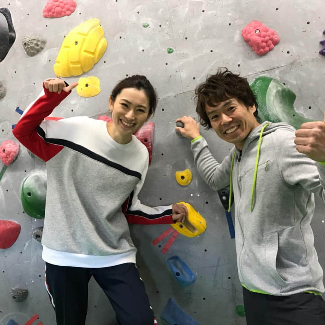 矢原里夏さんのインスタグラム写真 - (矢原里夏Instagram)「今日はテレビの収録でスポーツクライミングをして来ました🧗🏻‍♀️楽しかったからまたやりたい✌︎ @hide9a2019 さんありがとうございました（^人^） . 🐫ナミブ砂漠レース250kmまであと19日。  #ヤハラサハラ2_ナミブ砂漠篇 【special thanx @salomon 】 . . . #クライミング #ボルダリング #スポーツ #ダイエット #ボルダリング女子 #diet #sports #gopro #goprojp #salomon #サロモン」4月9日 21時31分 - rika_yahara