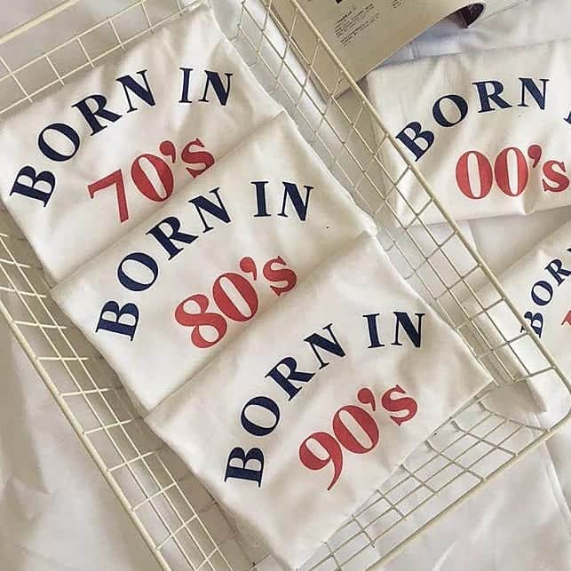 Y's Stellaさんのインスタグラム写真 - (Y's StellaInstagram)「✔️Born Tee . こちらは70's 80's 90'sがございます❤️ 私は勿論80'sです🤣 お友達とオソロで着たいですね🙆 . . Price:￥4,000- DMからのご注文で5%OFF 詳細はOnline shopをご覧下さい . . . #おそろコーデ #今日の服 #今日のコーデ #コーディネート #ユニバコーデ #コーデ #プチプラ #プチプラファッション #ディズニーコーデ #おそろ #シンプルコーデ #Tシャツ #スパッツ #アクセ #ママコーデ #ママファッション #ヴァレンチノ #ママ #サンダル #ピアス #リボン #ザラジョ #ザラ #チェスティ  #restir #mylan #yokochan」4月9日 21時52分 - ys_stella_shop