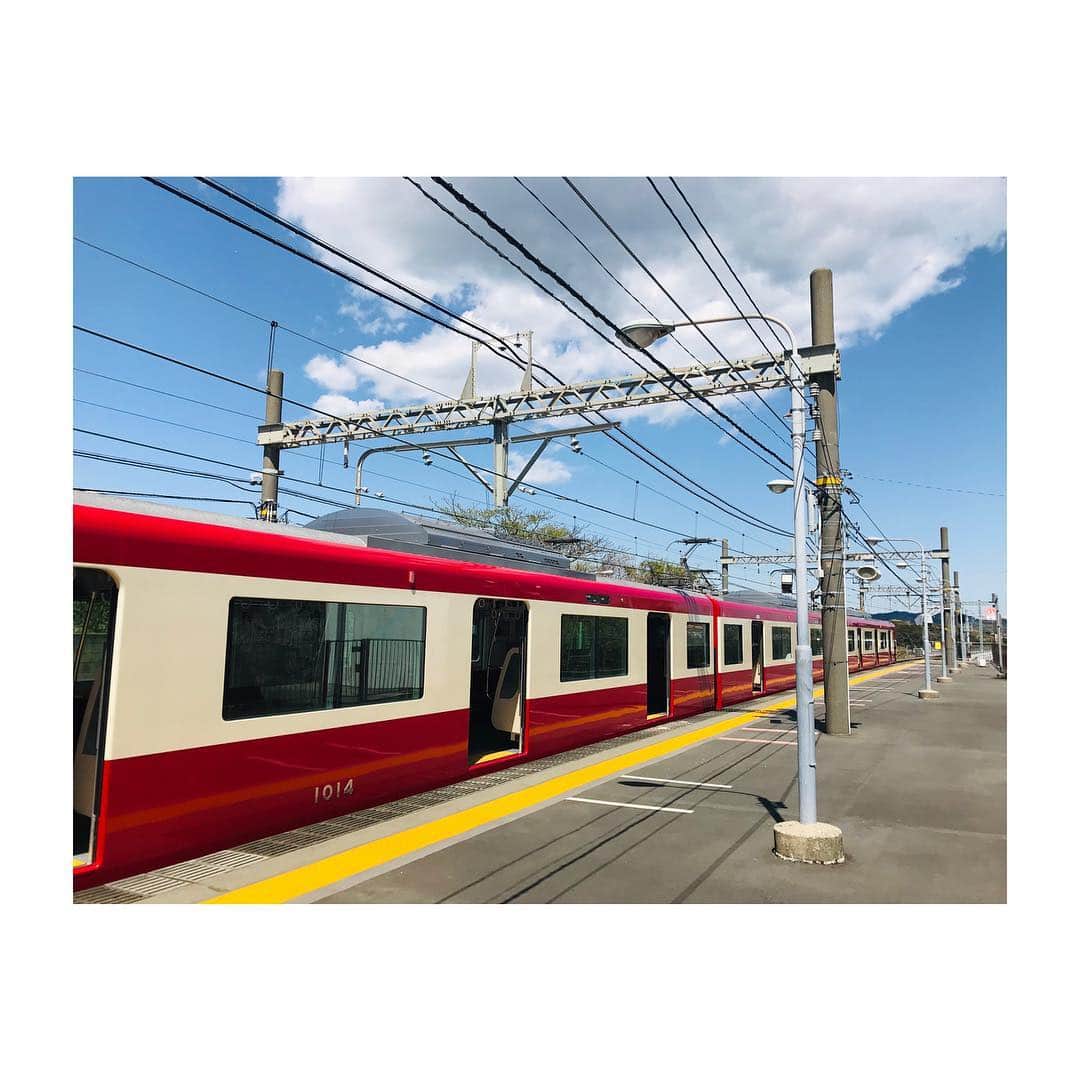 神田莉緒香さんのインスタグラム写真 - (神田莉緒香Instagram)「--- 今日は赤い電車に乗って 良く晴れた三浦市三崎に行ってきました。 静かで、あったかくて、陽気で、 素敵な場所だったなあ。 猫もツバメも、のびのび暮らしてました。 トロはいなかった。 くわしくはまた後日◎ . #遊びじゃないよ #お仕事だよ #でも #非常に #楽しかったです #三崎港 #京急線 #赤い電車」4月9日 21時54分 - riokanda_ri