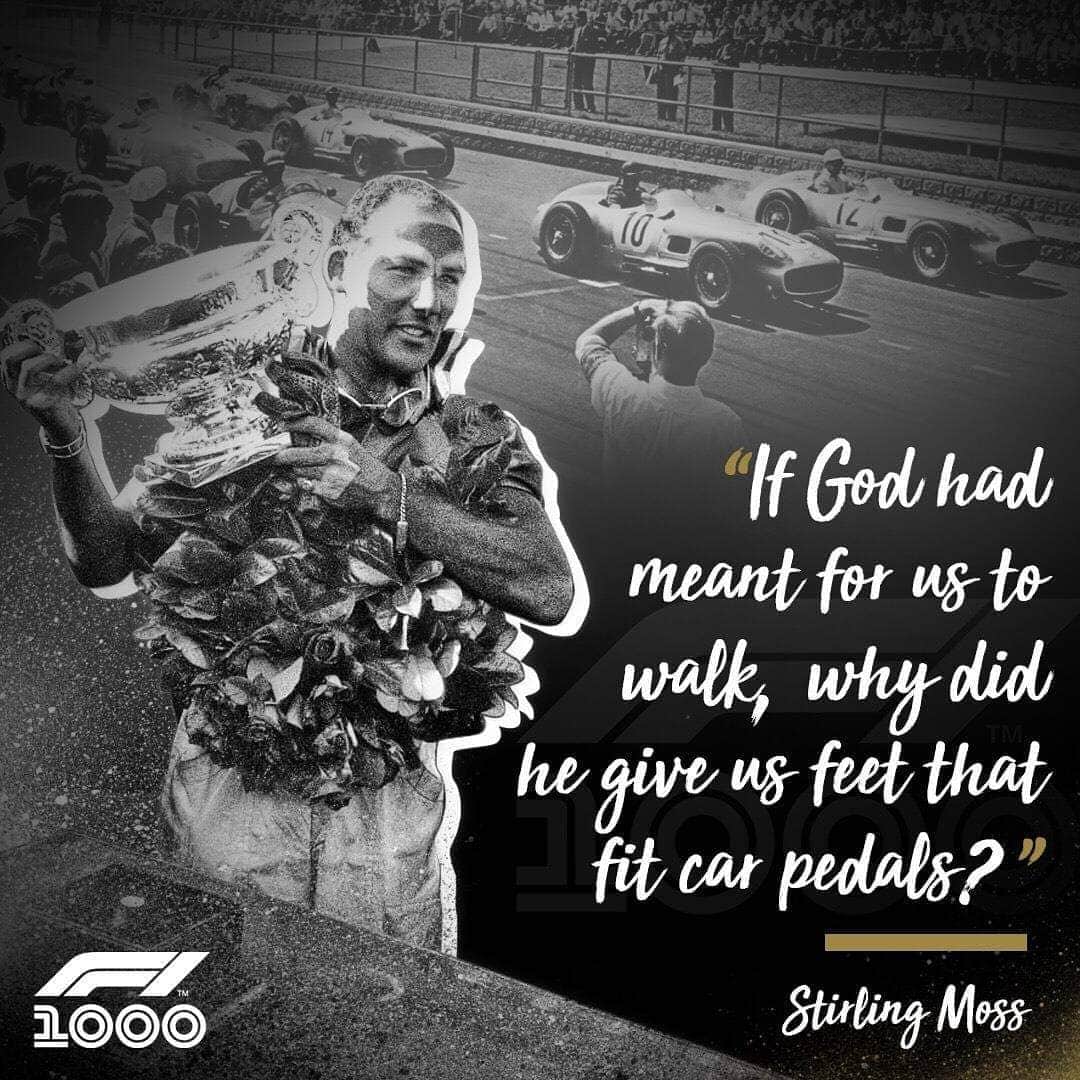 F1さんのインスタグラム写真 - (F1Instagram)「We're heading towards #Race1000, but we've lost count of the number of great quotes along the way! This is one of our absolute favourites 🗣️ . #F1 #Formula1 #StirlingMoss #ChineseGP #Quote」4月9日 22時01分 - f1