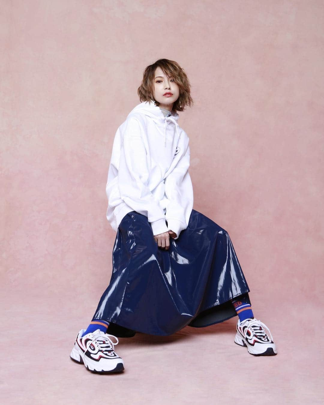 HARUNAさんのインスタグラム写真 - (HARUNAInstagram)「@feedback_tokyo × @fila_japan_official × @atmos_pink_official」4月9日 22時11分 - haru_na810