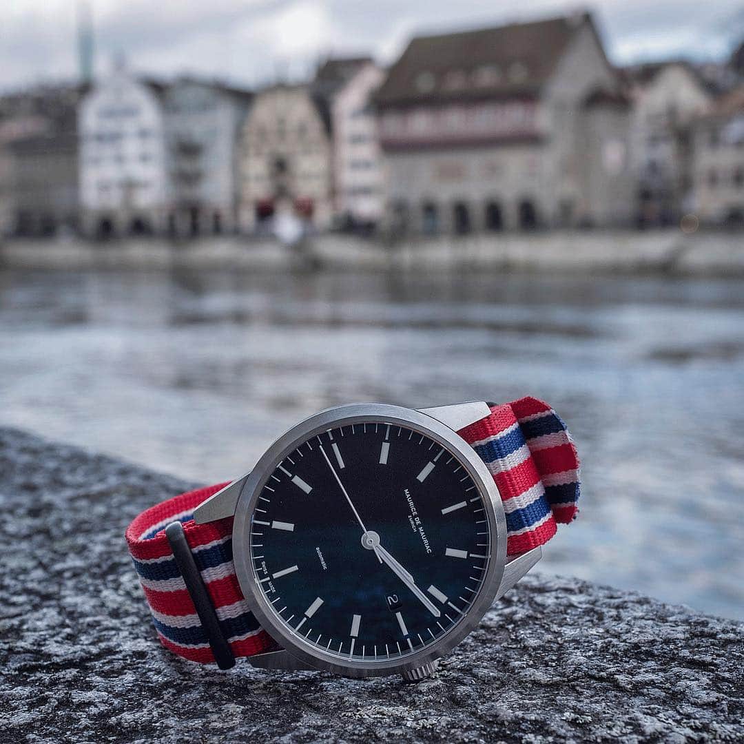 Maurice De Mauriac Zurichさんのインスタグラム写真 - (Maurice De Mauriac ZurichInstagram)「Manufactured in Zurich and Made by Zurich. The Vallée de Joux, a secluded high valley in the Swiss Jura, is referred to as the valley of the watches and has a counterpart in Zurich: the house with the number 48 in the Tödistrasse. There one finds the atelier—the pulsating heart—of the Zurich-based watch brand Maurice de Mauriac. Sitting at the long table situated in the middle of the atelier is Daniel Dreifuss— founder, owner and patriarch of the Dreifuss family. 👉 We invite you to visit our website to find out more about Zurich, and our Tips about this amazing city! #mauricedemauriac #zurich #switzerland #swisswatch #watchesofinstagram」4月9日 23時06分 - mauricedemauriac