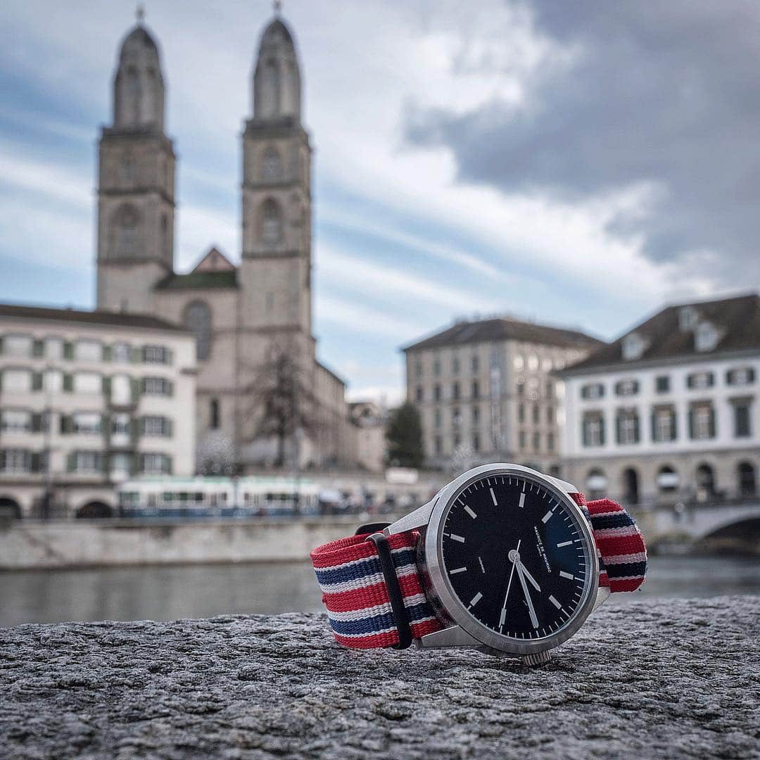 Maurice De Mauriac Zurichさんのインスタグラム写真 - (Maurice De Mauriac ZurichInstagram)「Manufactured in Zurich and Made by Zurich. The Vallée de Joux, a secluded high valley in the Swiss Jura, is referred to as the valley of the watches and has a counterpart in Zurich: the house with the number 48 in the Tödistrasse. There one finds the atelier—the pulsating heart—of the Zurich-based watch brand Maurice de Mauriac. Sitting at the long table situated in the middle of the atelier is Daniel Dreifuss— founder, owner and patriarch of the Dreifuss family. 👉 We invite you to visit our website to find out more about Zurich, and our Tips about this amazing city! #mauricedemauriac #zurich #switzerland #swisswatch #watchesofinstagram」4月9日 23時06分 - mauricedemauriac