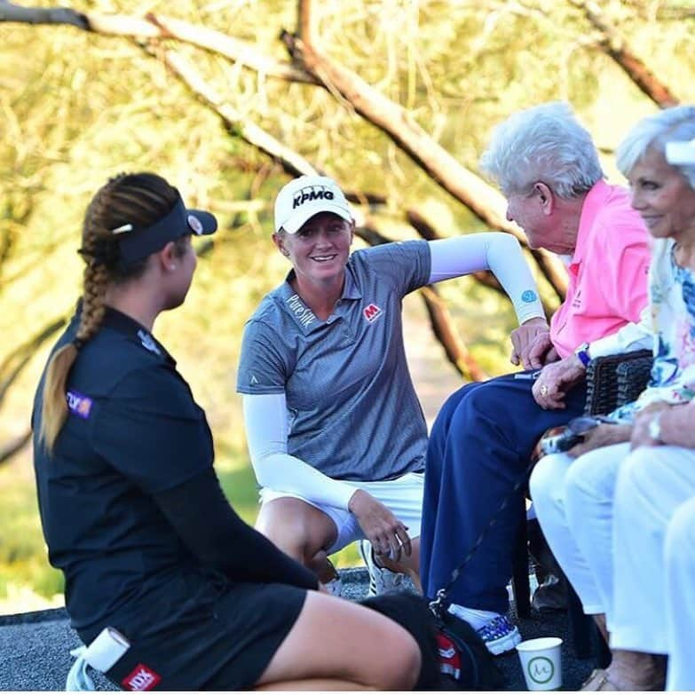 アリヤ・ジュタヌガーンさんのインスタグラム写真 - (アリヤ・ジュタヌガーンInstagram)「Thanks for all you have done for us at the @lpga_tour We are all better because of you. #CelebratingMarilynn」4月9日 23時12分 - mayariya