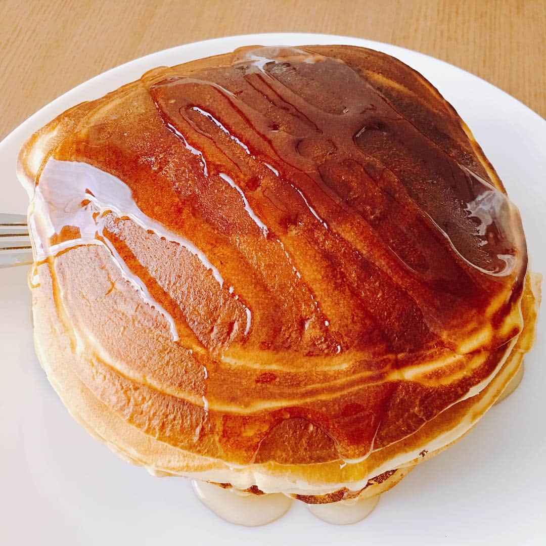 大久保藍子さんのインスタグラム写真 - (大久保藍子Instagram)「おうちパンケーキ😋💕 #パンケーキ」4月9日 23時18分 - aiko_okb