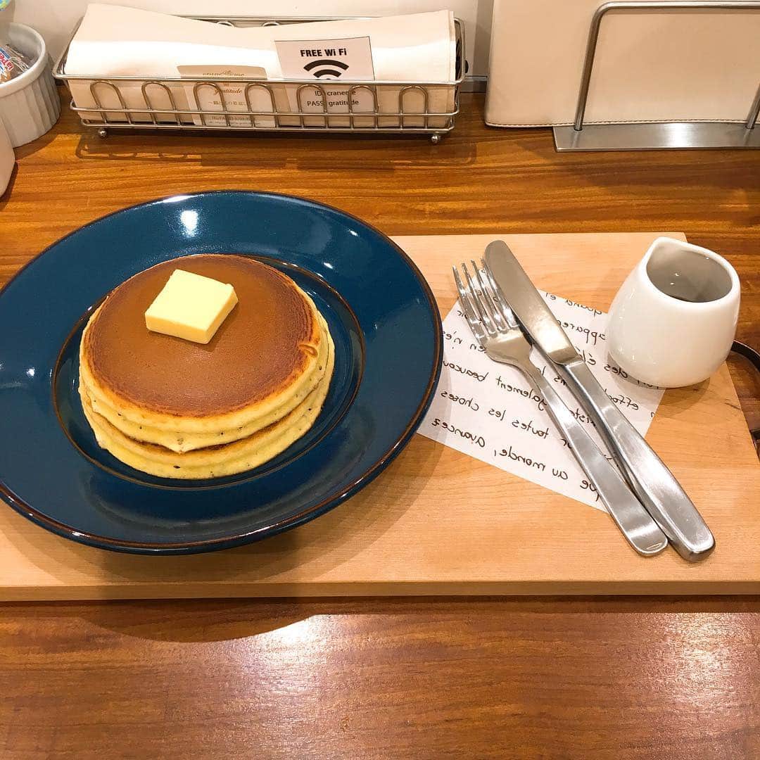 大久保藍子のインスタグラム：「美しい… #パンケーキ」