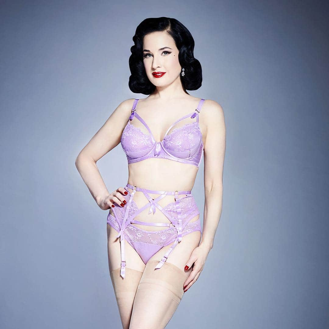 ディタ・フォン・ティースさんのインスタグラム写真 - (ディタ・フォン・ティースInstagram)「@ditavonteeselingerie Madame X in lilac available at  @nordstrom  @bloomingdales  @foreveryourslingerie  @figleavesofficial  @glamuse_lingerie  @deboudoir.ru  @porteavie  Teese.us/bloomies Teese.us/ditafig Teese.us/glamuse Teese.us/glamusenew Teese.us/russe」4月9日 23時38分 - ditavonteese