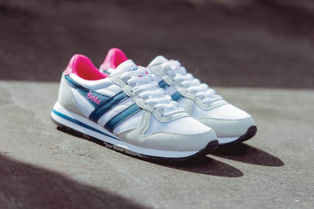 のインスタグラム：「This colour combo tho 👌🏽 The Daytona trainer keeping you fresh this spring #golaclassics #newin #springsummer #SS19」