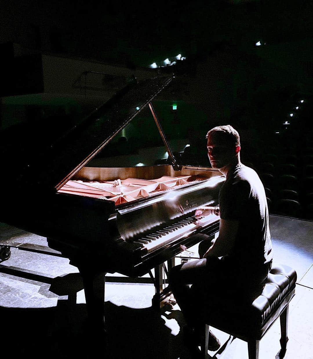 イーライ・リエブのインスタグラム：「I would like a grand piano please and thank you」