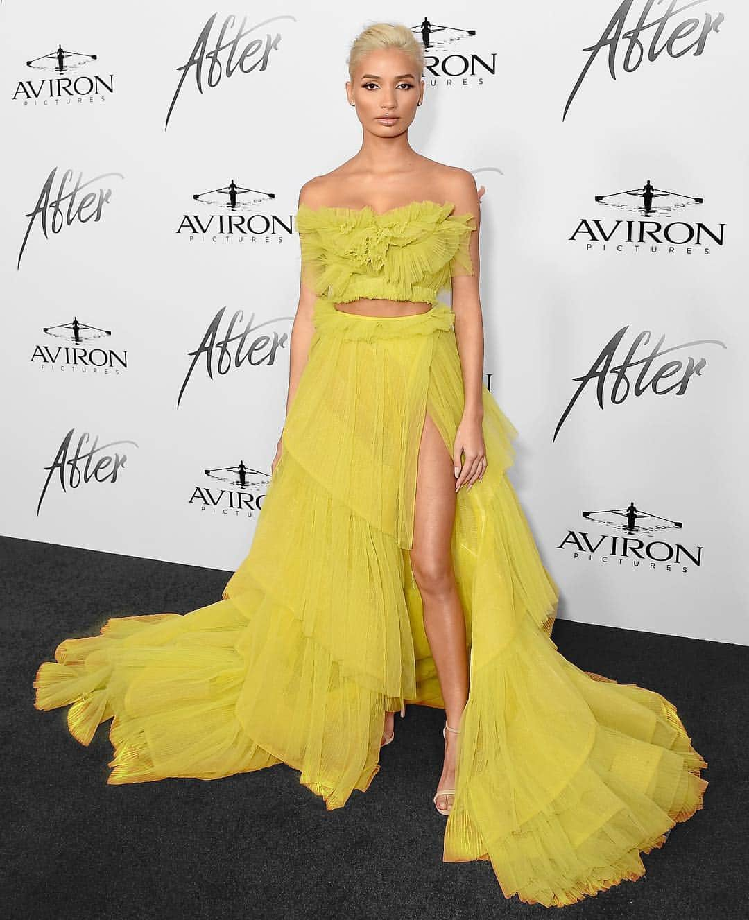 Galia Lahavさんのインスタグラム写真 - (Galia LahavInstagram)「#GLRedCarpet Alert🚨| The stunning @princesspiamia attends the #AfterMovie Premiere wearing #GaliaLahav Luxury Apparel. Styled by @shalevlavan #GLFashion」4月10日 0時19分 - galialahav