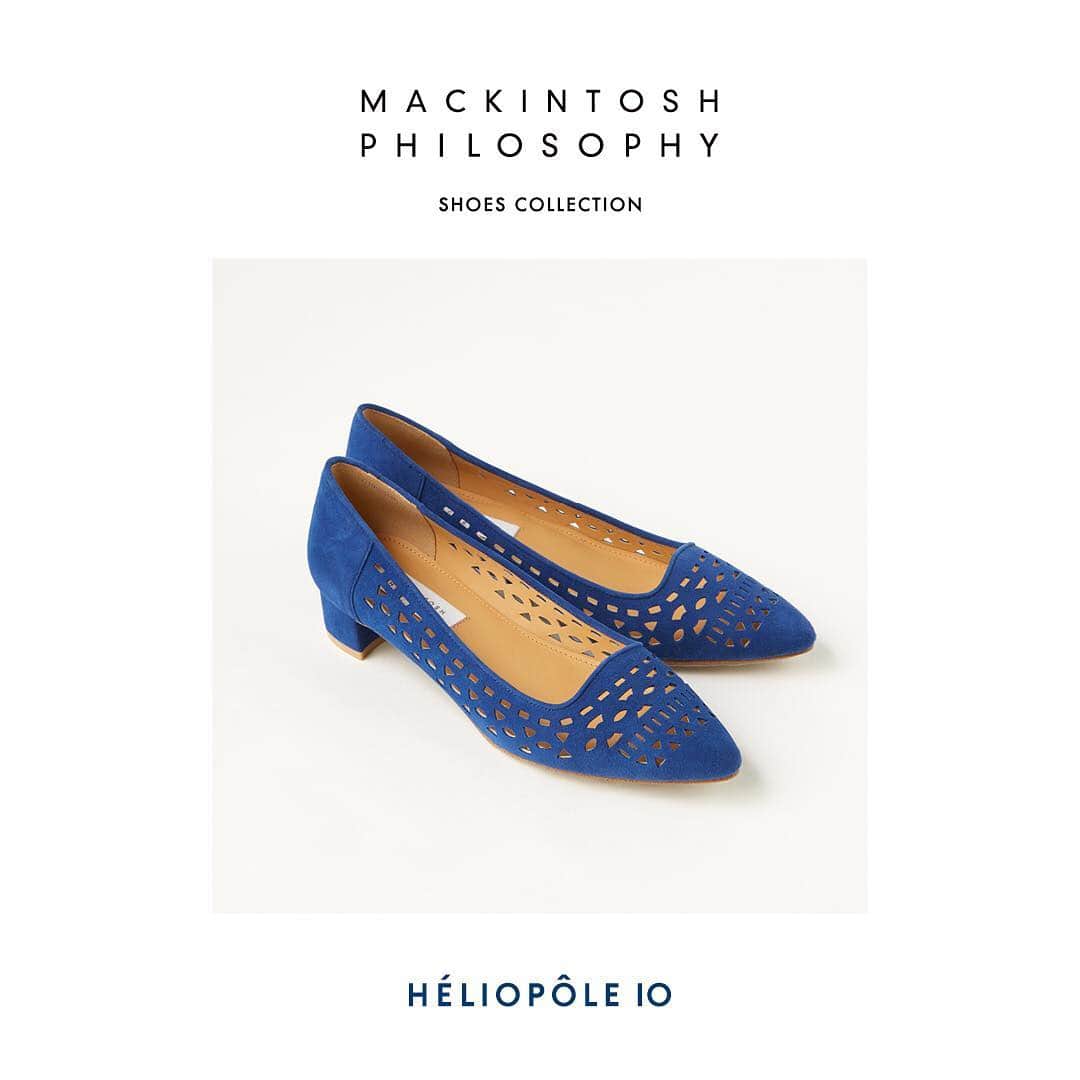エリオポールのインスタグラム：「HÉLIOPÔLE 10 POP-UP STORE ・ MACKINTOSH PHILOSOPHY / MACKINTOSH LONDON 4月10日（水）- 4月23日（火）HÉLIOPÔLE 10 ルミネ新宿1/3F ・ つぎつぎとかたちを変えるポップアップストア、“HÉLIOPÔLE 10（エリオポール ディス）”。 エリオポール セレクトによるスペシャルなアイテムが揃います。 ・ その優れたバランスから毎シーズン人気を博している”マッキントッシュ フィロソフィー” と、“マッキントッシュ ロンドン”のシューズをフィーチャーしたポップアップがスタートします。 マッキントッシュ フィロソフィーのポップアップ限定アイテムは、カットワークレザーのパンプスとバックストラップサンダルが、エリオポールを象徴するブルーのスウェードに。 マッキントッシュ ロンドンからは、英国伝統のウィングチップにシルバーの限定色が加わりました。 エリオポールのウェアと合わせてコーディネートをお楽しみください！ ・ #MACKINTOSHPHILOSOPHY #MACKINTOSHLONDON #HELIOPOLE #HELIOPOLE10 #sandals #Wingtips #pumps #limitededition #マッキントッシュフィロソフィー #マッキントッシュロンドン #エリオポール #エリオポールディス #ルミネ新宿 #新宿ルミネ #セレクトショップ #レディースファッション #シューズ」