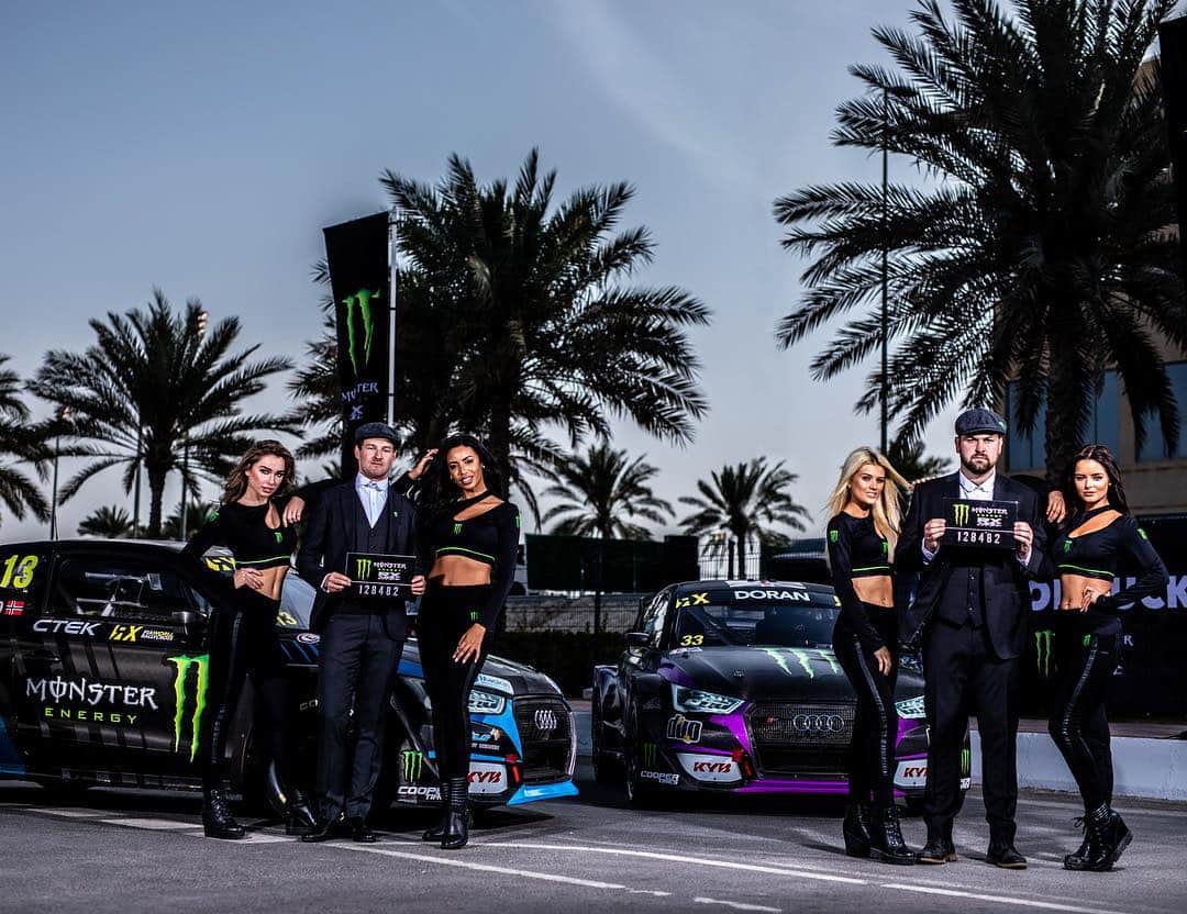 モンスターエナジーさんのインスタグラム写真 - (モンスターエナジーInstagram)「Who saw that coming? @therxcartel & @liamdoran got the podium in Abu Dhabi 🔥🏆 #WorldRX #RXCartel #MknsterEnergy #Rallycross #AbuDhabiRX」4月10日 1時25分 - monsterenergy