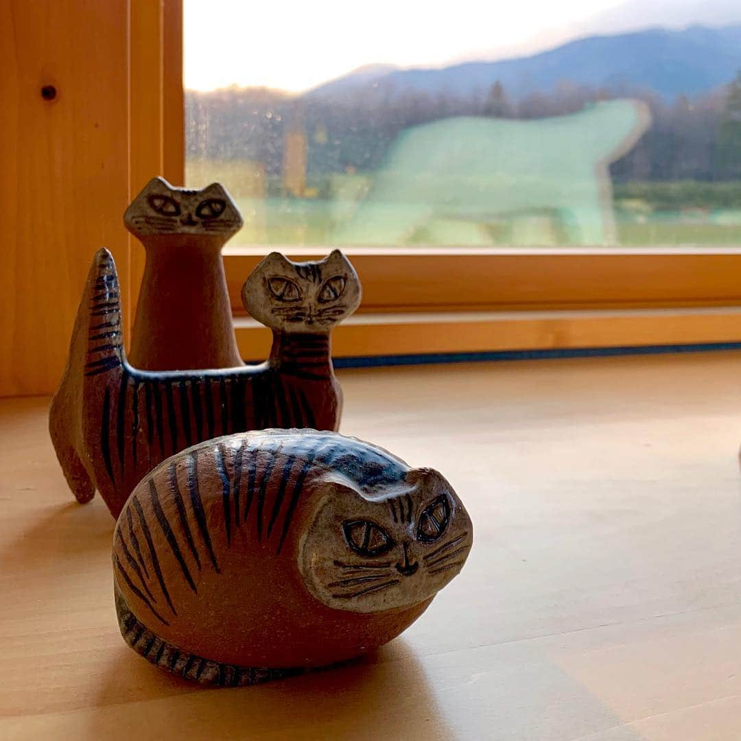 奈良美智さんのインスタグラム写真 - (奈良美智Instagram)「small ceramic works.  nature, outside of my house.  ceramic cats, inside of my house.」4月10日 1時39分 - michinara3