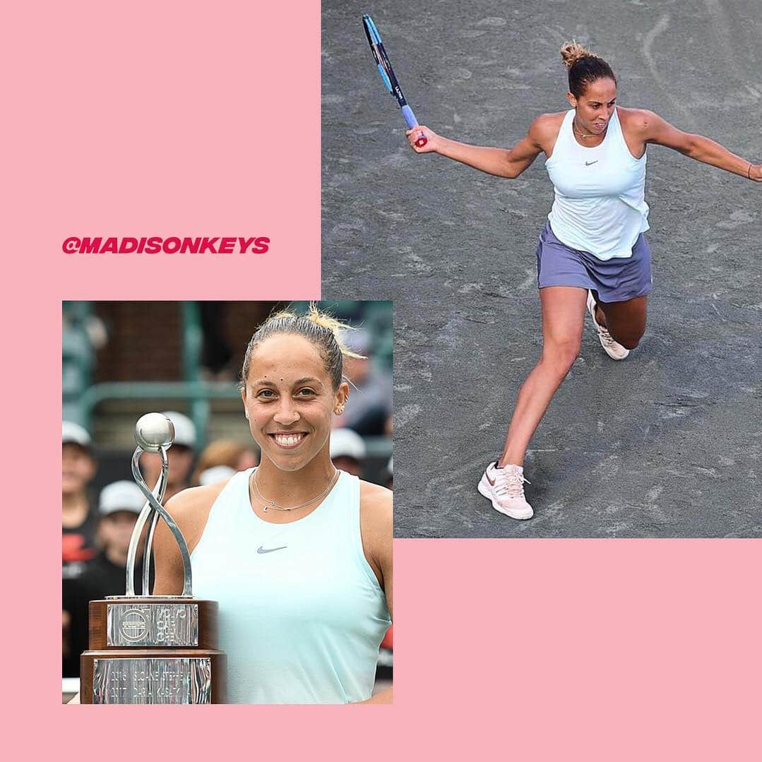evianさんのインスタグラム写真 - (evianInstagram)「Major congrats to @madisonkeys for her winning at the @volvocaropen That’s the spirit, keep winning and living young! #evian #Liveyoung #stayhydrated」4月10日 1時52分 - evianwater