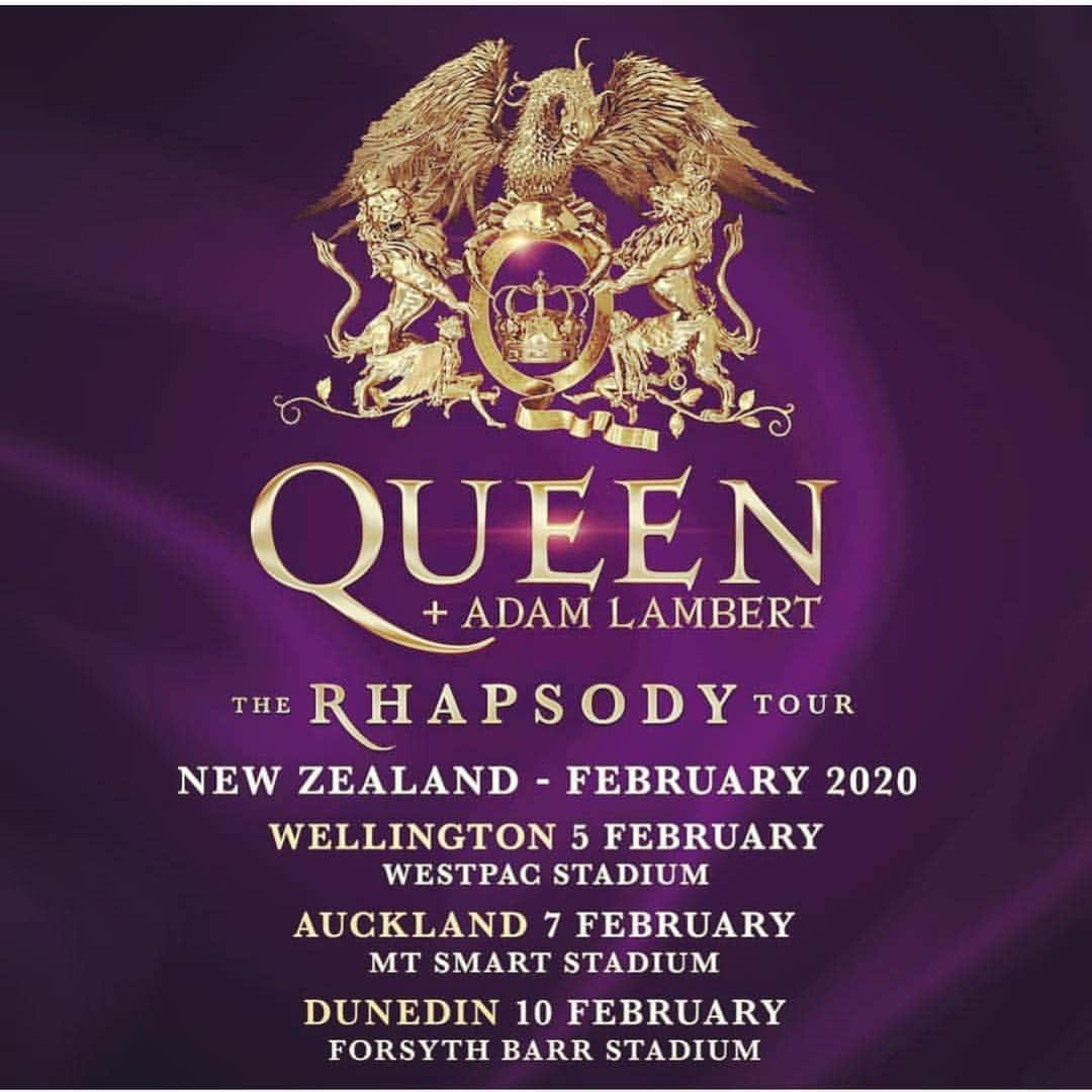 ブライアン・メイさんのインスタグラム写真 - (ブライアン・メイInstagram)「You know .. we never really properly TOURED New Zealand ... until now !!! Excited ! See ya there, dear Kiwi pals ! Bri」4月10日 1時56分 - brianmayforreal