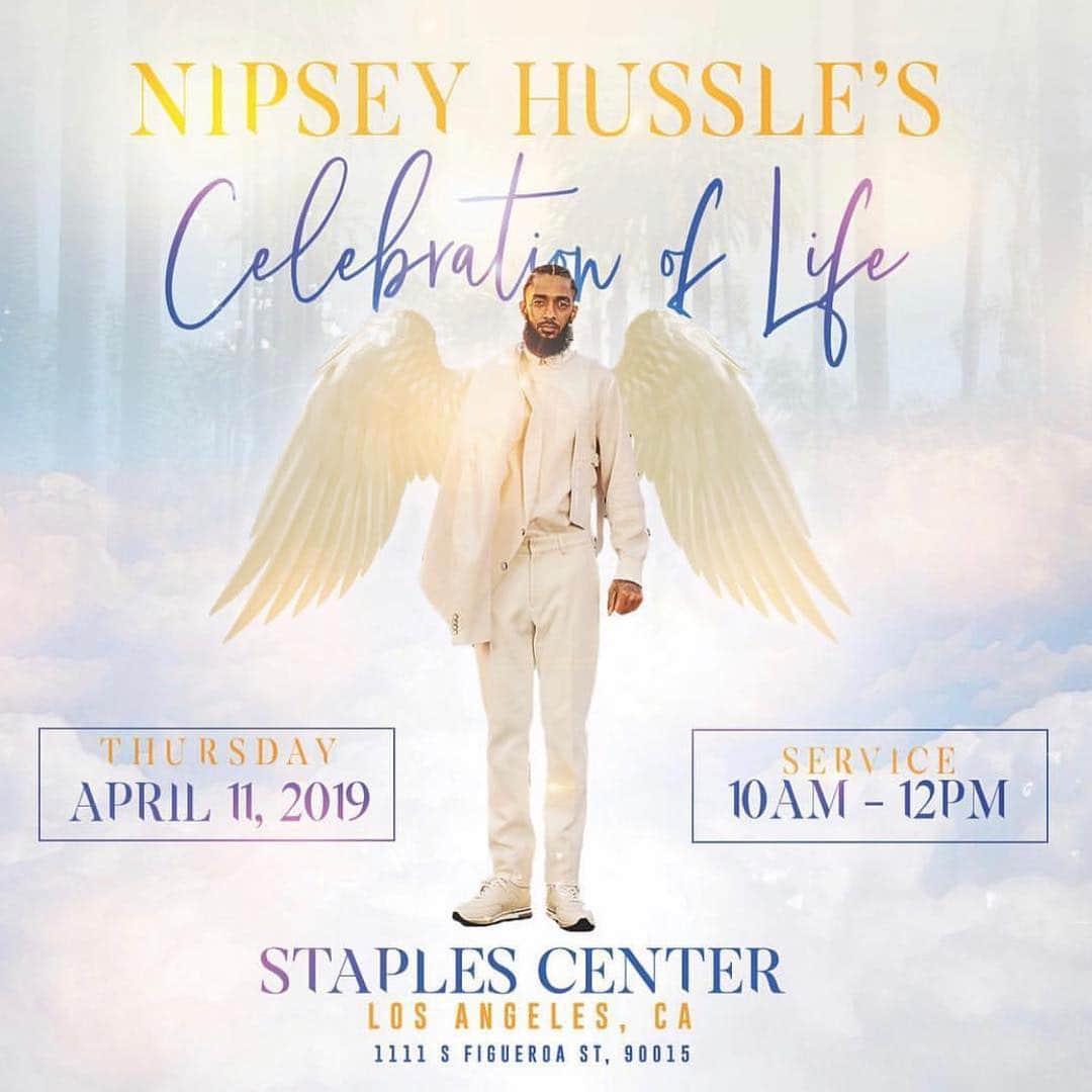 ゲームのインスタグラム：「Join us in celebrating the life of our brother @nipseyhussle 🙏🏾 #TheMarathonContinues」