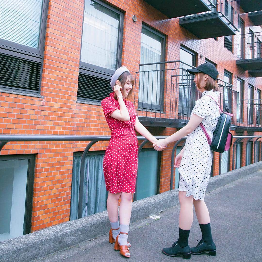 SuperGroupiesさんのインスタグラム写真 - (SuperGroupiesInstagram)「スパグル#双子コーデ 👯‍♀️💕💕 ⠀⠀⠀⠀⠀ 今日のぴかちゃん＆へいりんは 色違いのドットワンピースでおそろ🌈  それぞれ帽子🧢と靴下🧦のカラーをマッチして さり気なくこなれ感を出してみました😉  二人が今日のコーデに合わせた スパグルアイテムは?! ⠀⠀⠀⠀⠀ 👇こちらをチェック👇 ──────────────────────﻿ <Today’s Item> Idolish7 Collaboration series ①逢坂壮五モデル #腕時計 / ￥13,800 +tax ②九条天モデル #リュック / ￥12,800 +tax ※数量限定販売中です。 Only a limited amount available now! ──────────────────────﻿ ⠀ ⠀⠀⠀⠀⠀⠀ ⠀⠀⠀⠀⠀ ⠀⠀⠀⠀⠀ 只今開催中の#アニメバウンド キャンペーン第6弾では こちらの腕時計をプレゼントします🎁 （詳細は下の情報をCHECK‼️） ⠀⠀⠀ ⠀⠀⠀⠀⠀ ⠀⠀⠀⠀⠀ 🌈アニメバウンドキャンペーン第6弾開催🌈﻿ ⠀⠀⠀⠀⠀ ⠀⠀⠀⠀⠀ #アニメバウンド って何？🧐 アニメ、ゲームキャラクターの服装を連想させるコーディネートのこと！👗👠👜 ⠀⠀⠀⠀⠀⠀ 只今、当店では「#アニメバウンド キャンペーン第6弾」を開催中です🤩 ⠀⠀⠀⠀⠀ 豪華なプレゼントが当たるので、ぜひ参加してみてください💕 ⠀⠀⠀⠀⠀ ⠀⠀⠀⠀⠀ ＝＝＝＝＝＝＝＝＝＝＝＝＝＝＝＝＝＝＝＝＝＝＝﻿ 🎁プレゼント商品🎁﻿ ※投稿の際に必ずご希望のモデルを記載してください。⠀⠀ ◆僕のヒーローアカデミア ①轟焦凍モデル 財布  ②爆豪勝己モデル 腕時計⠀⠀⠀⠀⠀ ◆名探偵コナン ③安室透モデル リュック  ④赤井秀一モデル バッグ ⠀⠀⠀⠀⠀ ◆刀剣乱舞-ONLINE- ⑤乱藤四郎モデル 傘  ⑥堀川国広モデル 腕時計 ⠀⠀⠀⠀⠀ ◆アイドリッシュセブン ⑦逢坂壮五モデル 腕時計  ⑧九条天モデル リュック ⠀⠀⠀⠀⠀ ＝＝＝＝＝＝＝＝＝＝＝＝＝＝＝＝＝＝＝＝＝＝＝﻿ ⠀⠀⠀⠀⠀ ﻿ ─────────────────────﻿ ↓応募方法はこちら↓﻿ ☑️SuperGroupies 公式アカウント（ @supergroupies ）をフォロー﻿ ☑️アニメバウンドを投稿﻿ （着て撮っても、置いて撮ってもOK！）﻿ ※キャラクターは問いません。プレゼント商品のタイトル以外でも構いません。﻿ ☑️キャプションに「#アニメバウンド / 希望のモデル」を記載﻿ ─────────────────────﻿ ﻿ ※期間中、何回でも投稿してOKです💜﻿ ﻿ ﻿ 応募期間は4月15 日（月）まで！﻿ たくさんのご応募お待ちしております👏﻿ ⠀⠀⠀⠀⠀ ⠀⠀⠀⠀⠀ キャンペーンの詳細が気になる方は、 「#アニメバウンド キャンペーン第6弾」バナーの投稿をぜひチェックしてみてください😆💨 ⠀⠀⠀⠀⠀ ⠀⠀⠀⠀⠀ ⠀⠀⠀⠀⠀ ⠀⠀⠀⠀ #supergroupies #anime #japaneseanime #スーパーグルーピーズ #アニメ #アニメコラボ #コラボグッズ #ファッションにアニメを #アニメグッズ #animebound #アイナナ #ナナライ #逢坂壮五 #九条天 #sogoosaka #tennkujo #idolish7 #おそろコーデ #twinlook #春コーデ #リュックコーデ #腕時計コーデ #ドットワンピース #ドット柄 #트윈룩 #시밀러룩」4月10日 12時23分 - supergroupies