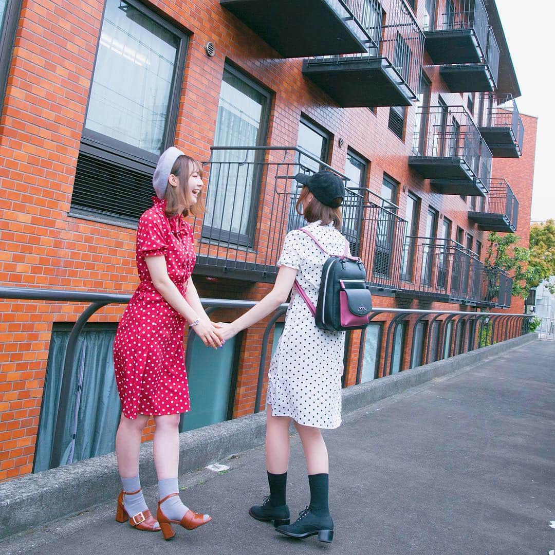 SuperGroupiesさんのインスタグラム写真 - (SuperGroupiesInstagram)「スパグル#双子コーデ 👯‍♀️💕💕 ⠀⠀⠀⠀⠀ 今日のぴかちゃん＆へいりんは 色違いのドットワンピースでおそろ🌈  それぞれ帽子🧢と靴下🧦のカラーをマッチして さり気なくこなれ感を出してみました😉  二人が今日のコーデに合わせた スパグルアイテムは?! ⠀⠀⠀⠀⠀ 👇こちらをチェック👇 ──────────────────────﻿ <Today’s Item> Idolish7 Collaboration series ①逢坂壮五モデル #腕時計 / ￥13,800 +tax ②九条天モデル #リュック / ￥12,800 +tax ※数量限定販売中です。 Only a limited amount available now! ──────────────────────﻿ ⠀ ⠀⠀⠀⠀⠀⠀ ⠀⠀⠀⠀⠀ ⠀⠀⠀⠀⠀ 只今開催中の#アニメバウンド キャンペーン第6弾では こちらの腕時計をプレゼントします🎁 （詳細は下の情報をCHECK‼️） ⠀⠀⠀ ⠀⠀⠀⠀⠀ ⠀⠀⠀⠀⠀ 🌈アニメバウンドキャンペーン第6弾開催🌈﻿ ⠀⠀⠀⠀⠀ ⠀⠀⠀⠀⠀ #アニメバウンド って何？🧐 アニメ、ゲームキャラクターの服装を連想させるコーディネートのこと！👗👠👜 ⠀⠀⠀⠀⠀⠀ 只今、当店では「#アニメバウンド キャンペーン第6弾」を開催中です🤩 ⠀⠀⠀⠀⠀ 豪華なプレゼントが当たるので、ぜひ参加してみてください💕 ⠀⠀⠀⠀⠀ ⠀⠀⠀⠀⠀ ＝＝＝＝＝＝＝＝＝＝＝＝＝＝＝＝＝＝＝＝＝＝＝﻿ 🎁プレゼント商品🎁﻿ ※投稿の際に必ずご希望のモデルを記載してください。⠀⠀ ◆僕のヒーローアカデミア ①轟焦凍モデル 財布  ②爆豪勝己モデル 腕時計⠀⠀⠀⠀⠀ ◆名探偵コナン ③安室透モデル リュック  ④赤井秀一モデル バッグ ⠀⠀⠀⠀⠀ ◆刀剣乱舞-ONLINE- ⑤乱藤四郎モデル 傘  ⑥堀川国広モデル 腕時計 ⠀⠀⠀⠀⠀ ◆アイドリッシュセブン ⑦逢坂壮五モデル 腕時計  ⑧九条天モデル リュック ⠀⠀⠀⠀⠀ ＝＝＝＝＝＝＝＝＝＝＝＝＝＝＝＝＝＝＝＝＝＝＝﻿ ⠀⠀⠀⠀⠀ ﻿ ─────────────────────﻿ ↓応募方法はこちら↓﻿ ☑️SuperGroupies 公式アカウント（ @supergroupies ）をフォロー﻿ ☑️アニメバウンドを投稿﻿ （着て撮っても、置いて撮ってもOK！）﻿ ※キャラクターは問いません。プレゼント商品のタイトル以外でも構いません。﻿ ☑️キャプションに「#アニメバウンド / 希望のモデル」を記載﻿ ─────────────────────﻿ ﻿ ※期間中、何回でも投稿してOKです💜﻿ ﻿ ﻿ 応募期間は4月15 日（月）まで！﻿ たくさんのご応募お待ちしております👏﻿ ⠀⠀⠀⠀⠀ ⠀⠀⠀⠀⠀ キャンペーンの詳細が気になる方は、 「#アニメバウンド キャンペーン第6弾」バナーの投稿をぜひチェックしてみてください😆💨 ⠀⠀⠀⠀⠀ ⠀⠀⠀⠀⠀ ⠀⠀⠀⠀⠀ ⠀⠀⠀⠀ #supergroupies #anime #japaneseanime #スーパーグルーピーズ #アニメ #アニメコラボ #コラボグッズ #ファッションにアニメを #アニメグッズ #animebound #アイナナ #ナナライ #逢坂壮五 #九条天 #sogoosaka #tennkujo #idolish7 #おそろコーデ #twinlook #春コーデ #リュックコーデ #腕時計コーデ #ドットワンピース #ドット柄 #트윈룩 #시밀러룩」4月10日 12時23分 - supergroupies