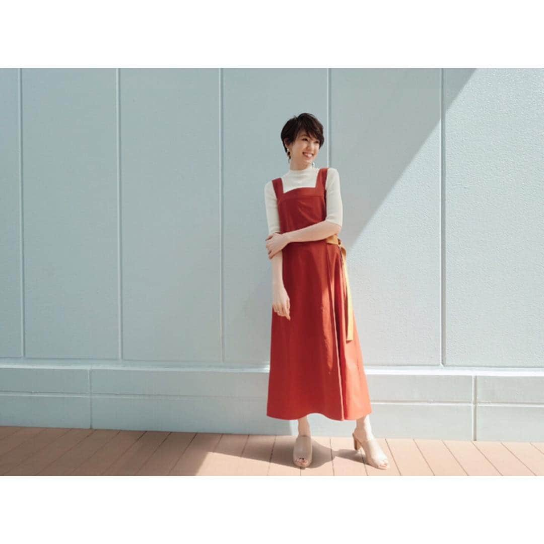 南明奈さんのインスタグラム写真 - (南明奈Instagram)「ワンピース @coomb_official  カットソー @rope_jp  靴 @randa_pic  ピアス @goldy_jp  #ootd #outfit」4月10日 12時23分 - akinaminami