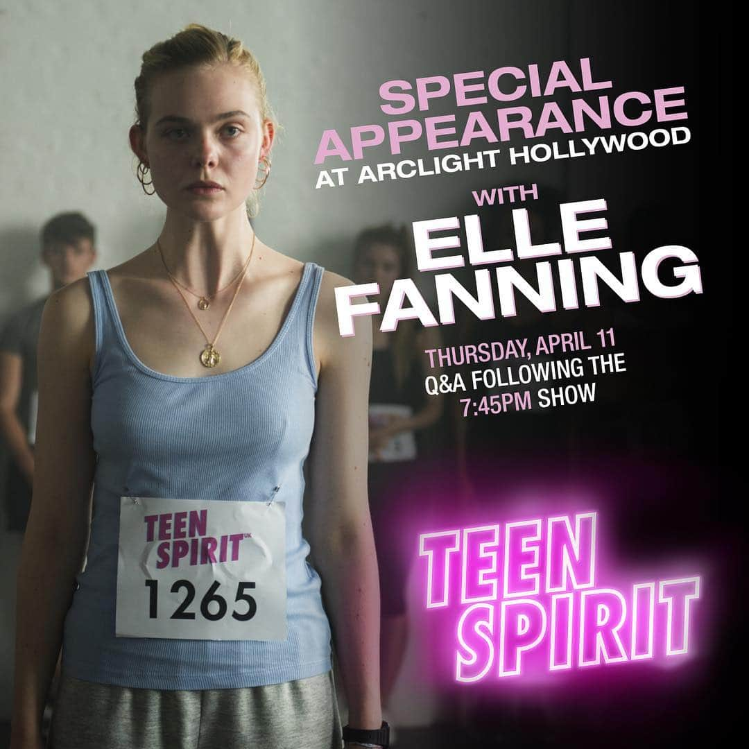 エル・ファニングさんのインスタグラム写真 - (エル・ファニングInstagram)「Meet me there or be square!!!!! @teenspiritmov」4月10日 12時25分 - ellefanning