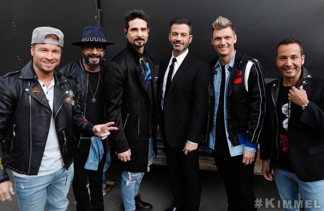 backstreetboysさんのインスタグラム写真 - (backstreetboysInstagram)「🎶 Wherever you are Jimmy, that’s where I wanna be 🎶 We’re performing #NoPlace on @JimmyKimmelLive tonight! Tune in! #Kimmel」4月10日 12時43分 - backstreetboys