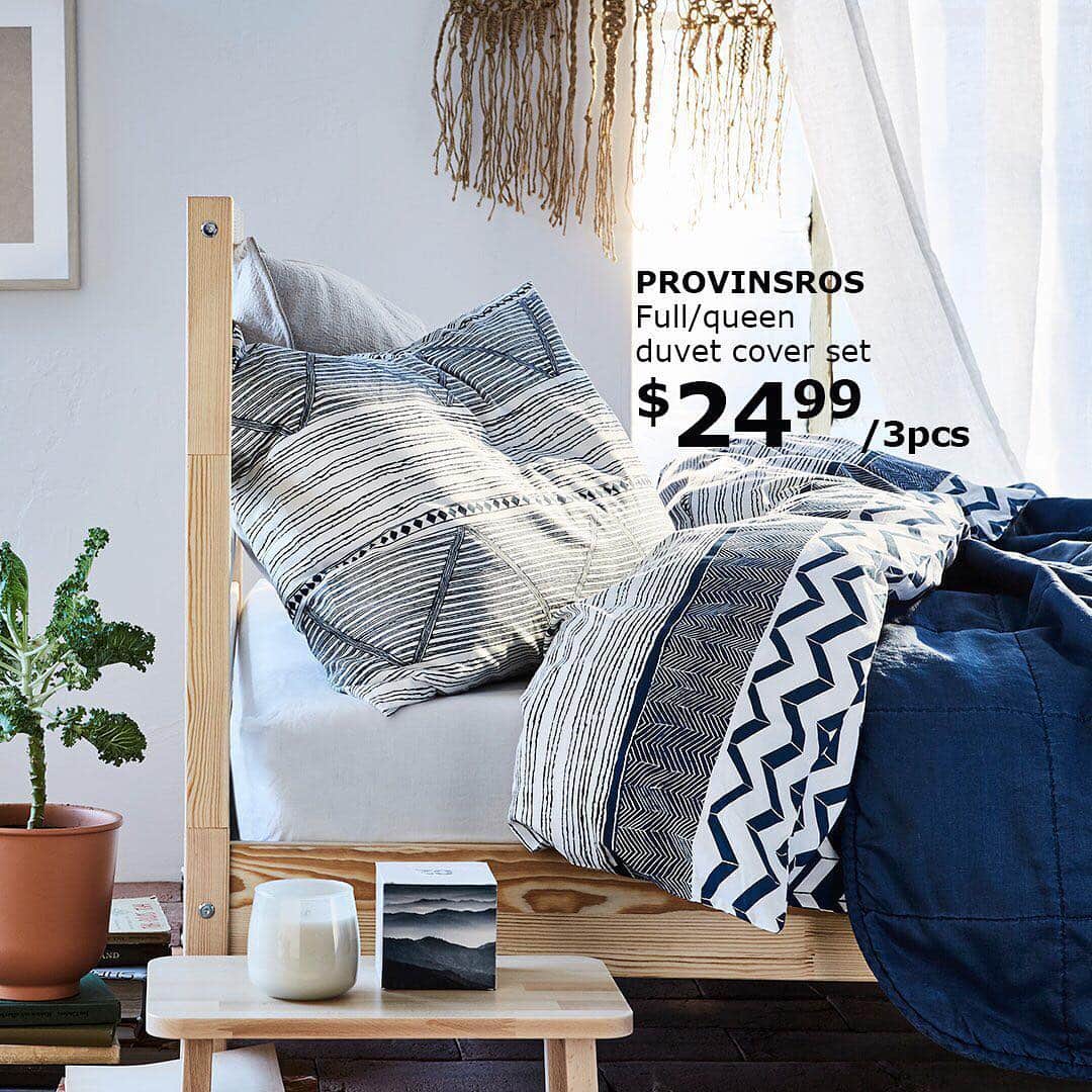 IKEA USAさんのインスタグラム写真 - (IKEA USAInstagram)「Reach a higher level of comfort with a variety of duvet covers and pillows available in every style. See more styles at link in bio.」4月10日 6時24分 - ikeausa