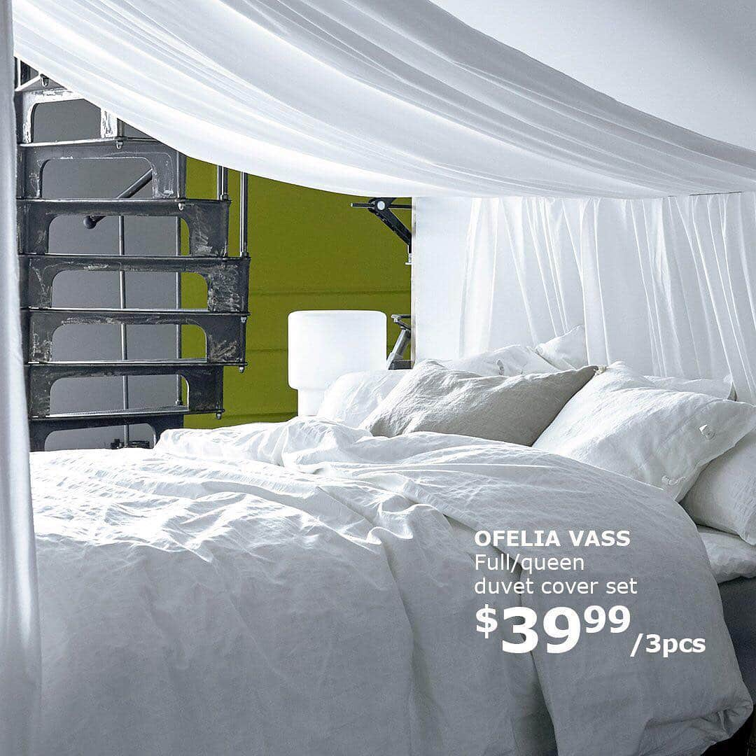 IKEA USAさんのインスタグラム写真 - (IKEA USAInstagram)「Reach a higher level of comfort with a variety of duvet covers and pillows available in every style. See more styles at link in bio.」4月10日 6時24分 - ikeausa