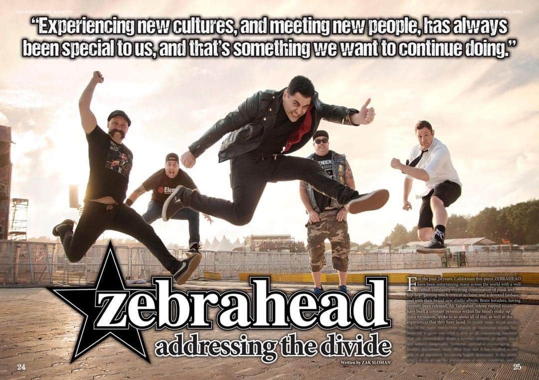 Zebraheadさんのインスタグラム写真 - (ZebraheadInstagram)「Check out this new article! #Repost @distortedsound ・・・ @zebraheadofficial have enjoyed a long and fruitful career and following the release of 'Brain Invaders', we've featured the band in our latest digital issue! Subscribe to our Patreon to gain access!  WORDS: @slomanzak  SUBSCRIBE: https://patreon.com/DistortedSoundMagazine  @thenoisecartel  #Zebrahead #BrainInvaders #Rock #RockMusic #Punk #PunkRock #PopPunk #TheNoiseCartel #distortedsoundmagazine」4月10日 8時04分 - zebraheadofficial