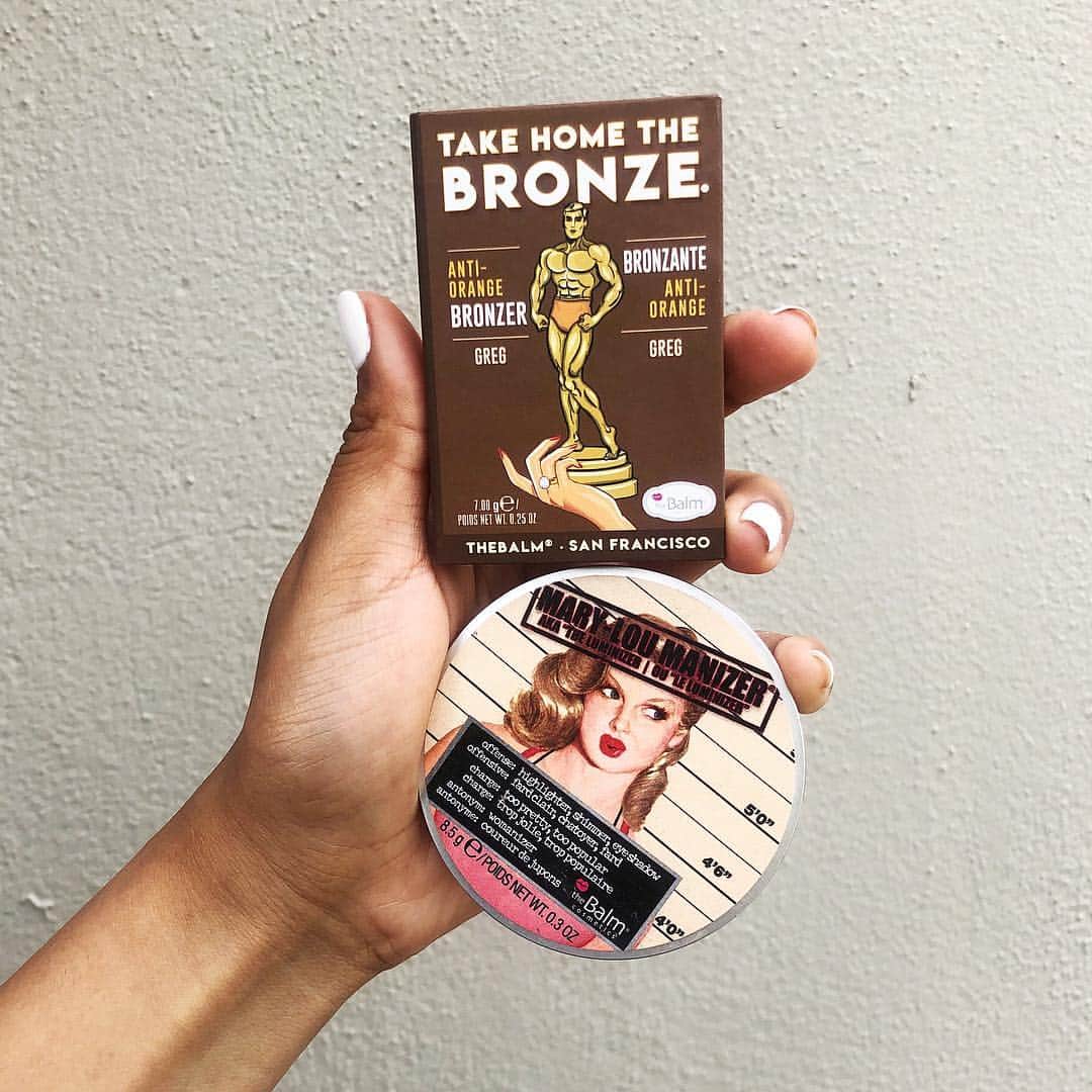 the Balmさんのインスタグラム写真 - (the BalmInstagram)「Have you heard? 🤭 Buy any Manizer highlighter/shadow, get any Take Home the Bronze for 50% off! 🏆🏆」4月10日 8時21分 - thebalm