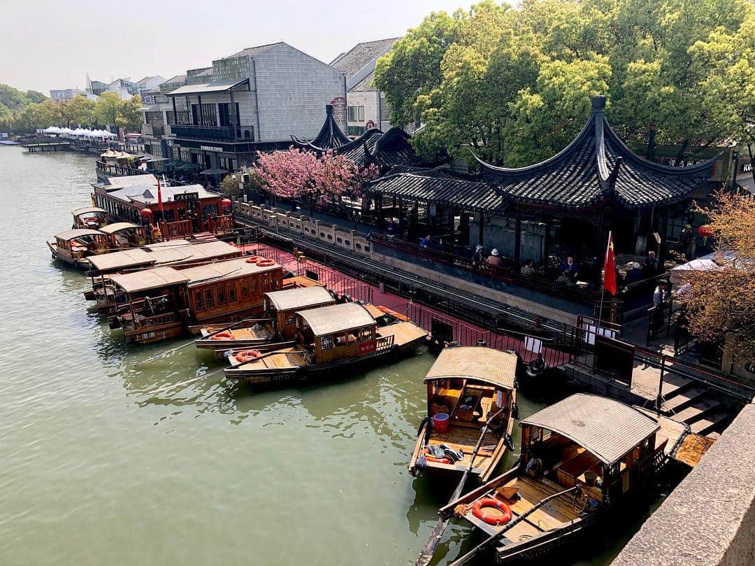 乙武洋匡さんのインスタグラム写真 - (乙武洋匡Instagram)「上海から車で90分。水路を船が行き来する雰囲気たっぷりの街にやってきました。  #上海 #Shanghai #朱家角 #水郷 #水郷の街 #情緒たっぷり」4月10日 8時56分 - ototake_official
