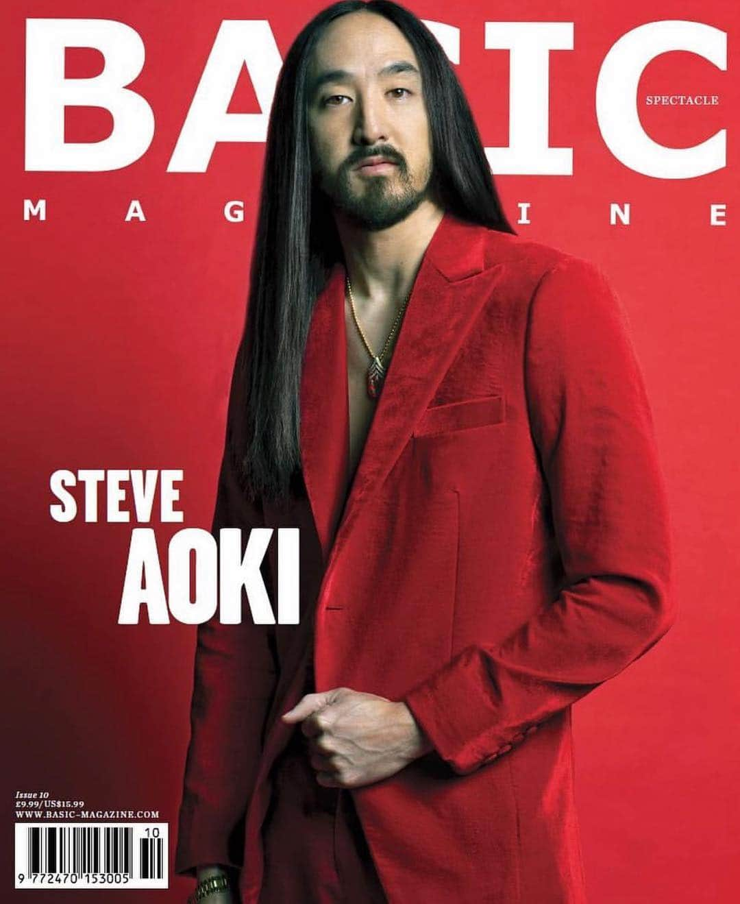 スティーヴ・アオキさんのインスタグラム写真 - (スティーヴ・アオキInstagram)「BASIC AF 😏 @basic_magazine  Photographer @viktorija_pashuta Produced by Jackson Chong Styled by Jesse J. Guillen @jessejcollections」4月10日 10時38分 - steveaoki