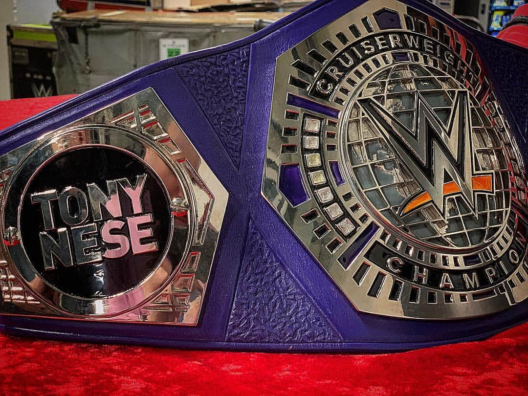 WWEさんのインスタグラム写真 - (WWEInstagram)「The #CruiserweightChampionship has @tonynese’s name on it now...but for how long? He defends his new title against @wwe_murphy NEXT! #205Live」4月10日 11時22分 - wwe