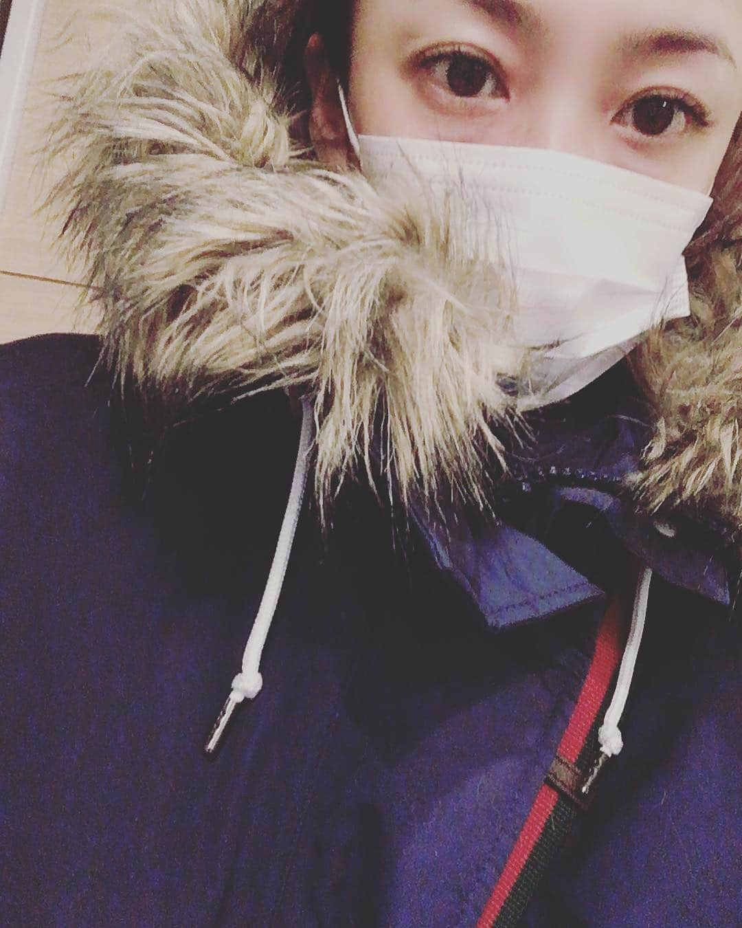 佐藤仁美さんのインスタグラム写真 - (佐藤仁美Instagram)「平成最後の寒波。今期、1番の防寒。さっぶ。あったかくして出かけてね。 #こんなところに日本人 #で、着た、上着 #最終手段の上着 #あったかい」4月10日 11時32分 - sato.hitomi.19791010