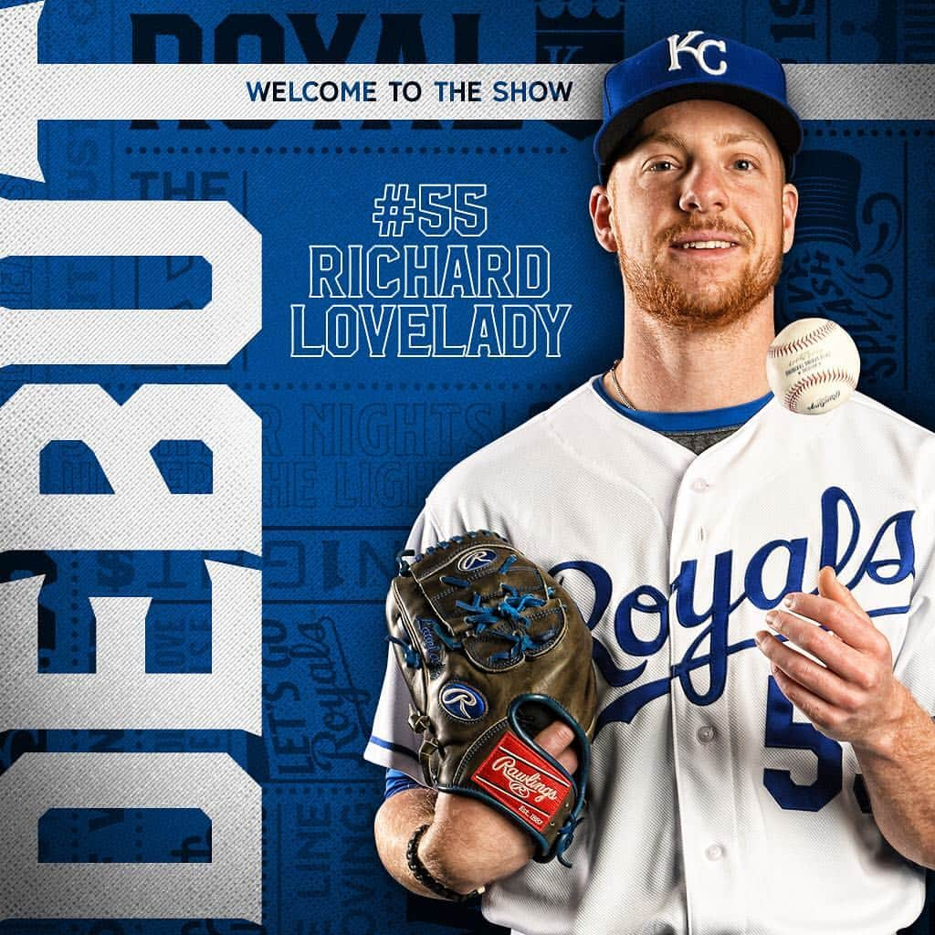 カンザスシティ・ロイヤルズさんのインスタグラム写真 - (カンザスシティ・ロイヤルズInstagram)「Welcome to the Show, @richardlovelady!  #AlwaysRoyal」4月10日 12時00分 - kcroyals