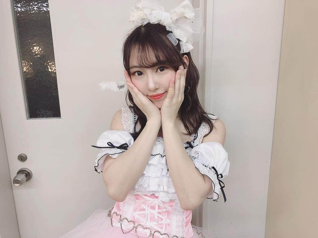 熊崎晴香さんのインスタグラム写真 - (熊崎晴香Instagram)「SKE48炎の関東ツアーin江戸川 ユニット残念少女✨✨ 久しぶりにザ・アイドル！という衣装😂  こういうのを着れるのも幸せですね✨✨」4月10日 21時37分 - kumakuma9810