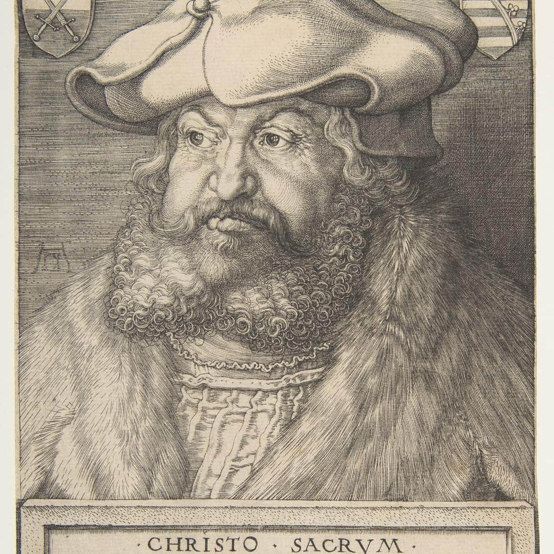 サザビーズさんのインスタグラム写真 - (サザビーズInstagram)「This striking image of a heavily bearded European man wearing a hat and a thick fur coat is a seventeenth century #Mughal version of a 1524 #engraving by #Dürer of the powerful ruler Frederick the Wise, Elector of Saxony – one of the artist’s earliest patrons. The #artist has kept quite closely to the original, with just two major differences introduced – a book held in the right hand and the eyes looking towards the viewer.  European #engravings arrived in #India from the late 16th century onwards, brought by missionaries, travellers, diplomats and merchants. The imagery they contained was taken up by #artists and interpretations of European #prints became a major feature of local #art. The majority of subjects were religious, reflecting the sort of engravings that were brought to India, and so the copying of a near-#contemporary secular figure such as this was altogether rarer.  On view in our #London galleries from 26 April, ahead of our Arts of the Islamic World sale on 1 May.  #SothebysMiddleEast #IndianArt #MughalPainting #IndianMiniatures #AlbrechtDürer」4月10日 21時55分 - sothebys